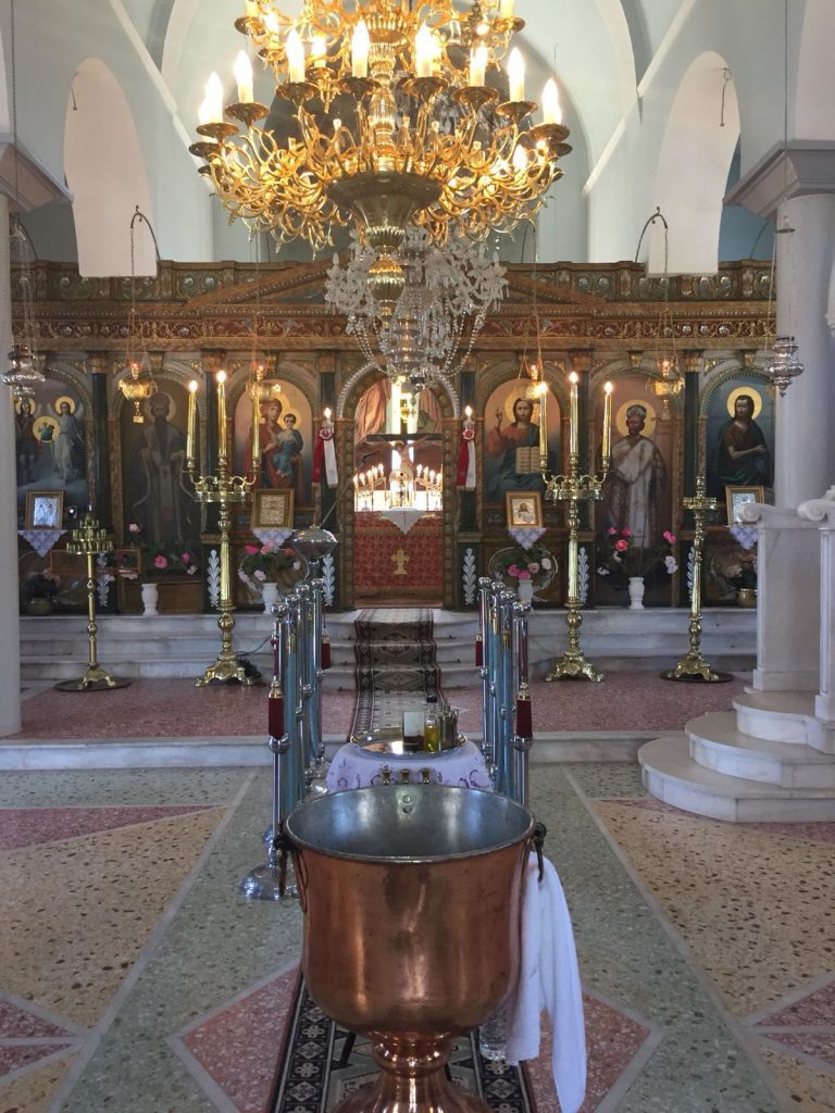 Baptism on Ithaca Greece