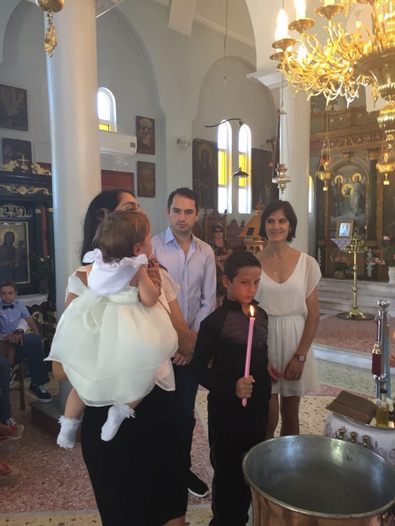 Baptism on Ithaca Greece