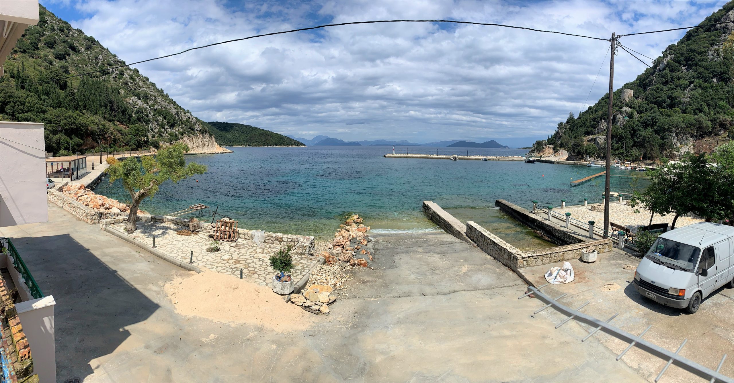 Sea view from house for sale Ithaca Greece, Frikes