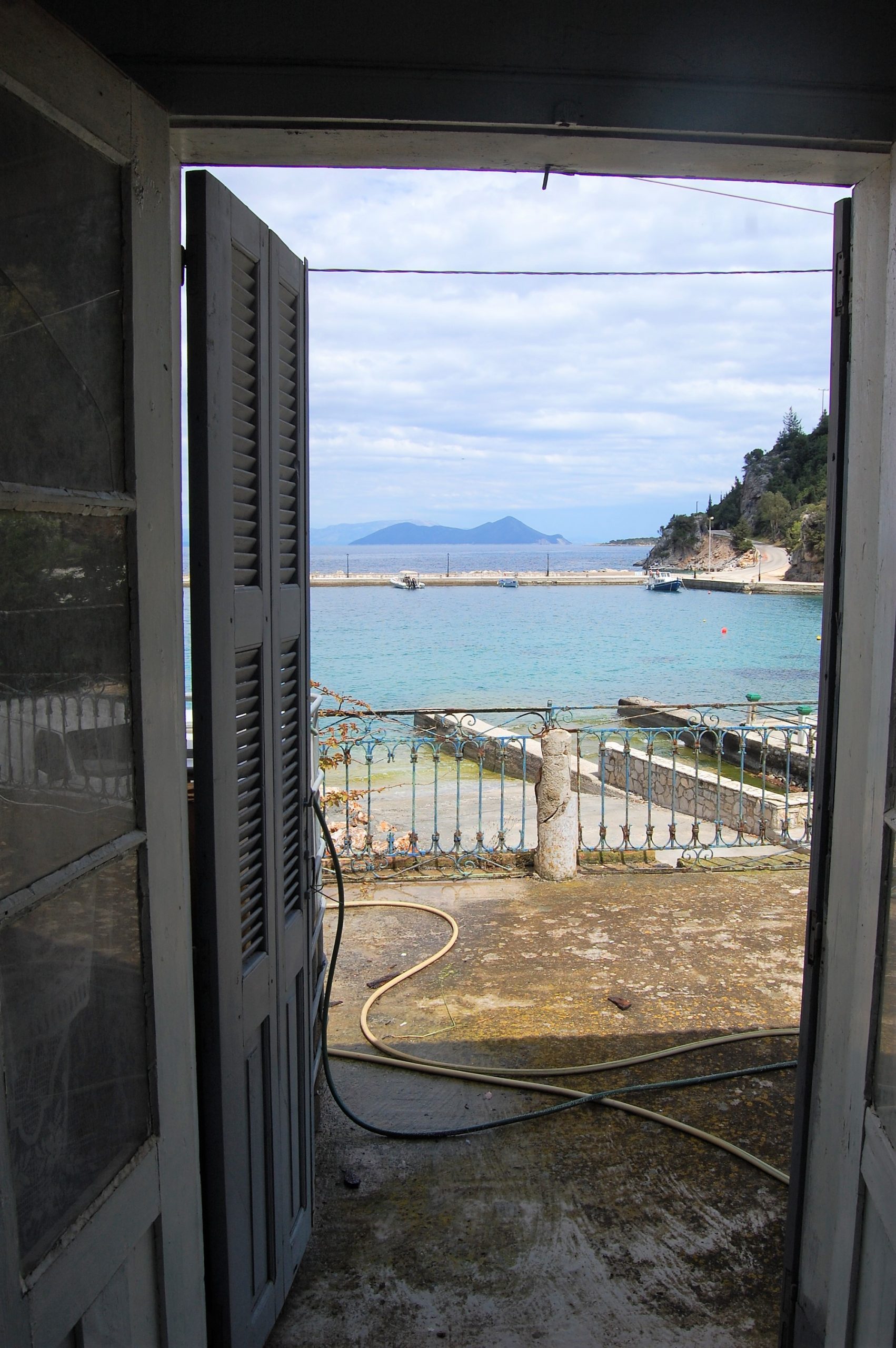 Sea view from house for sale Ithaca Greece, Frikes