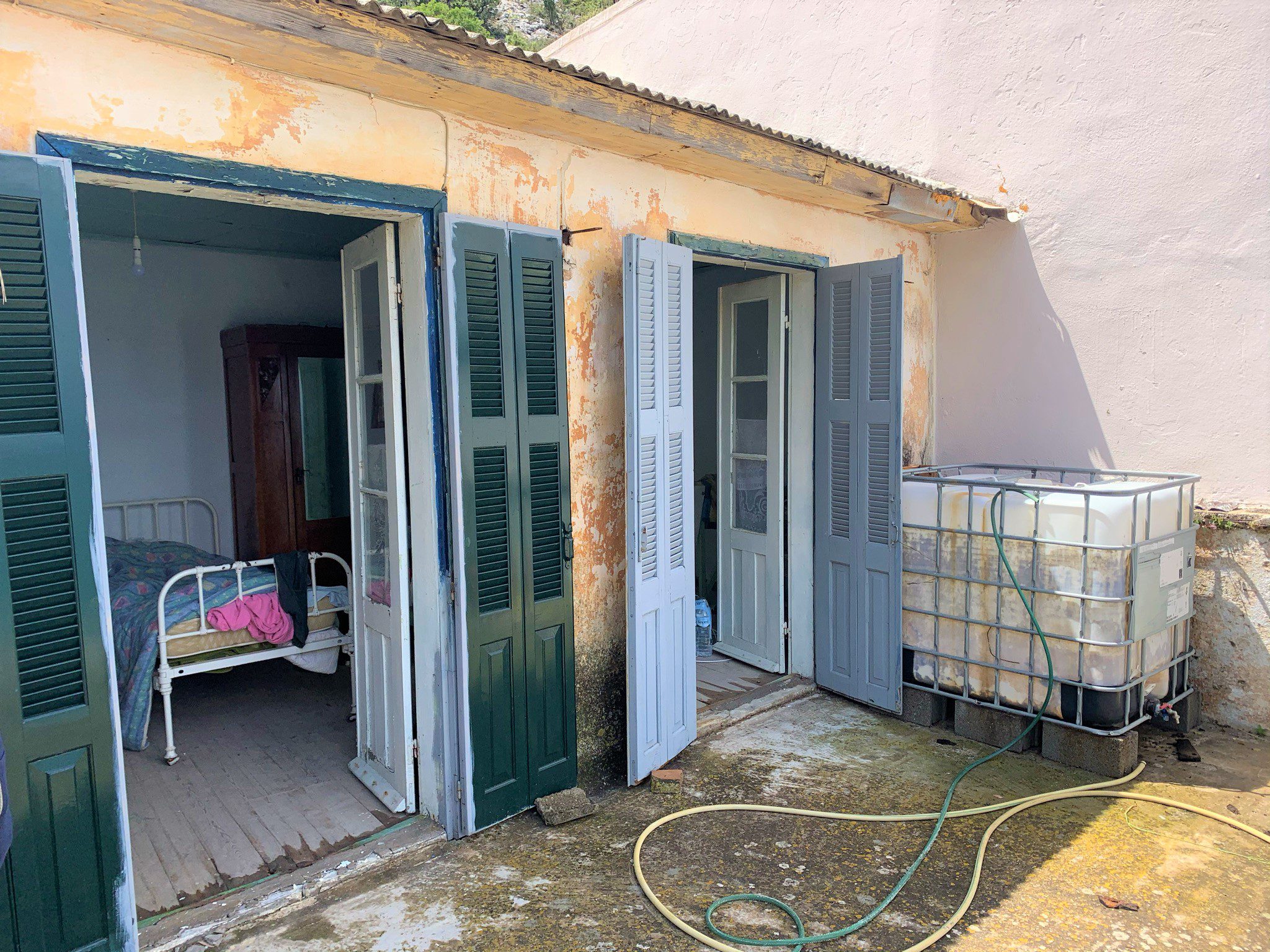 Outdoor terrace of house for sale Ithaca Greece, Frikes