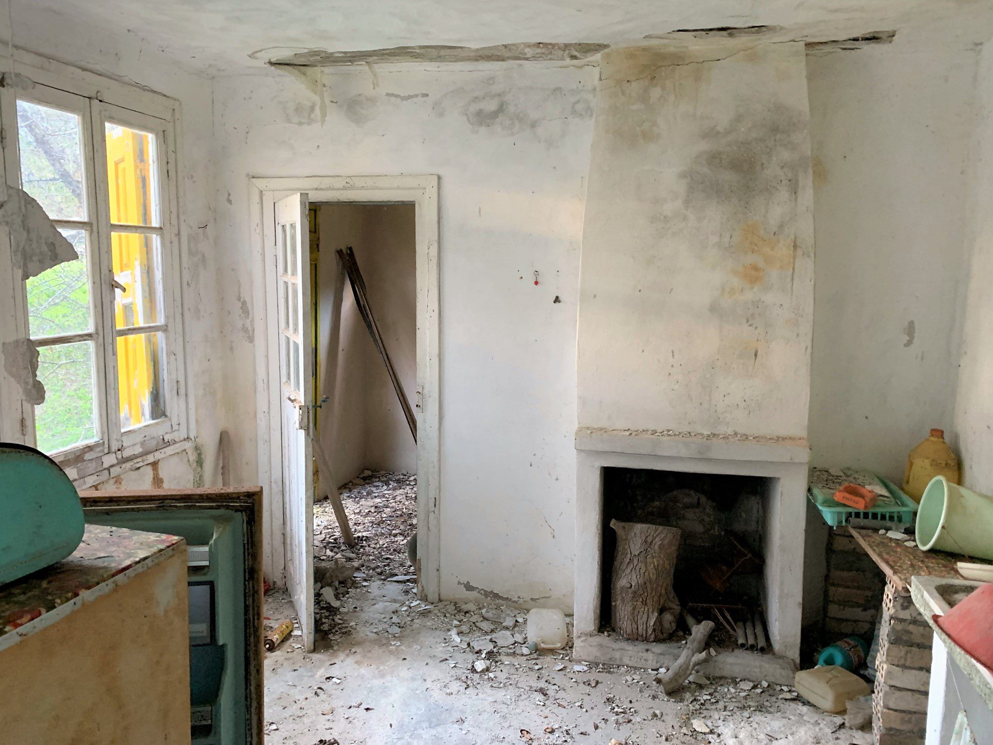 Interior of house for sale in Ithaca Greece, Kolleri