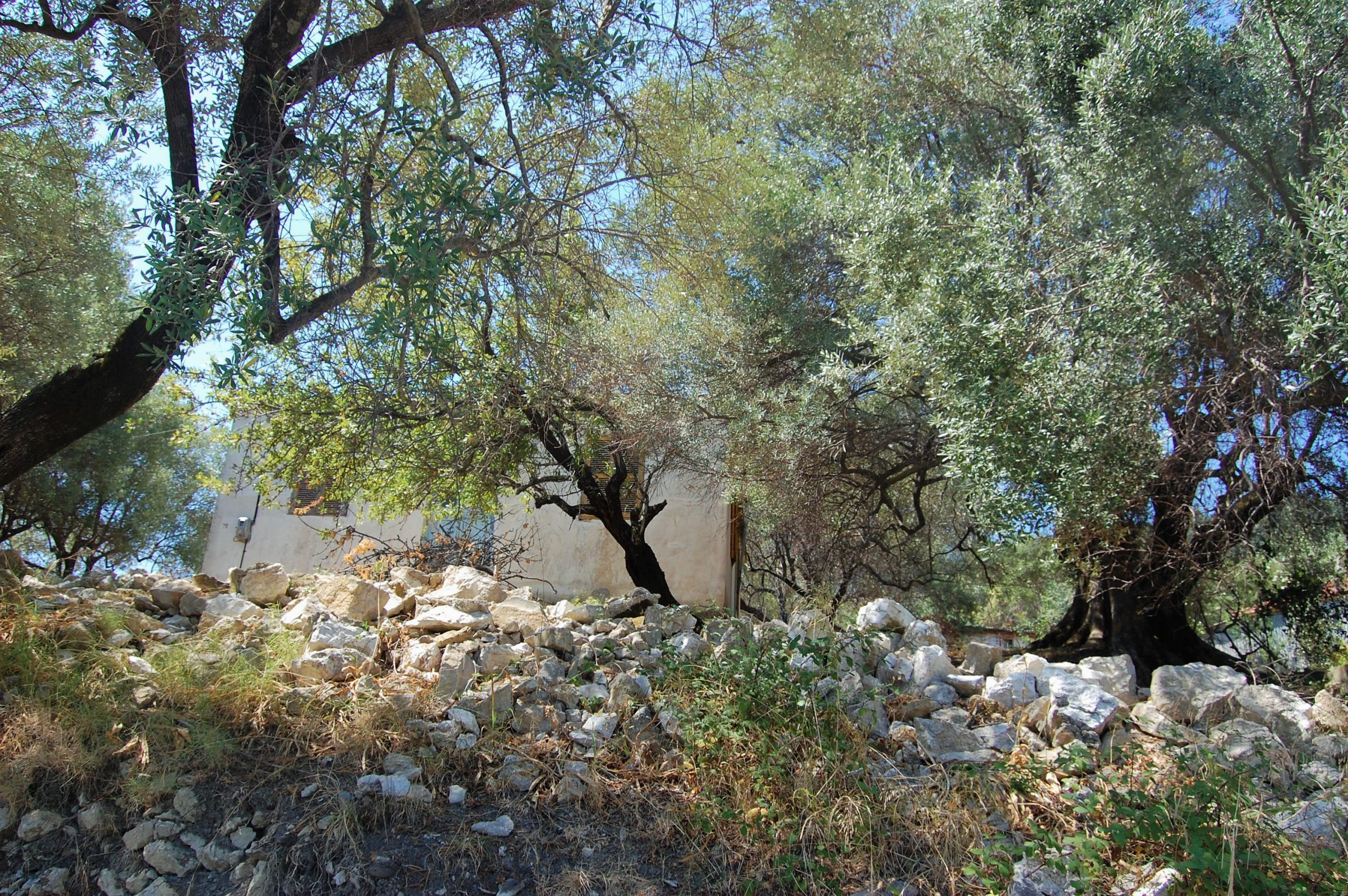 Exterior facade of house for sale in Ithaca Greece, Kolleri