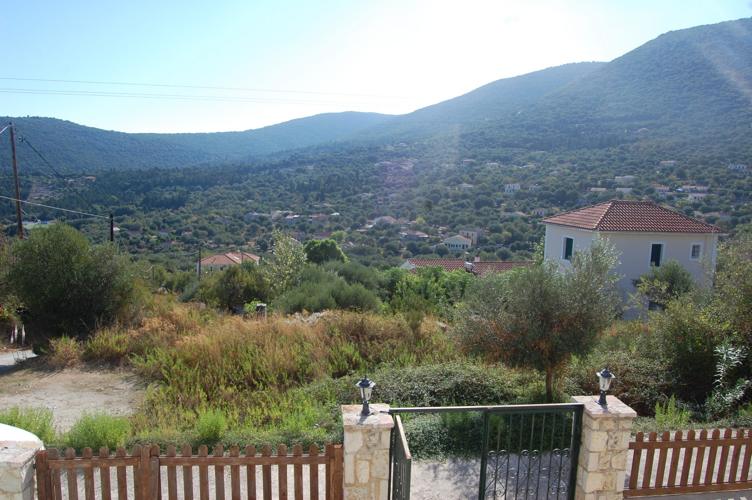 Θέα από το Iriana Village προς ενοικίαση στην Ιθάκη Ελλάδα, Σταυρός