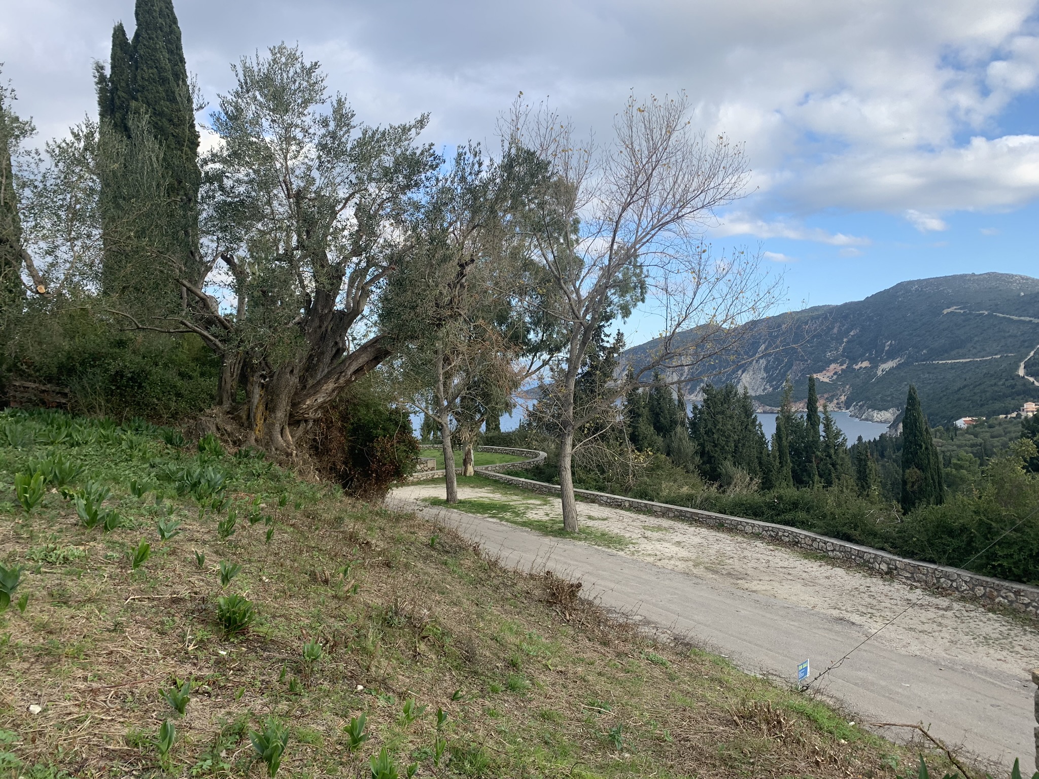 Terrain and landscape of land for sale, Ithaca Greece, Kolleri
