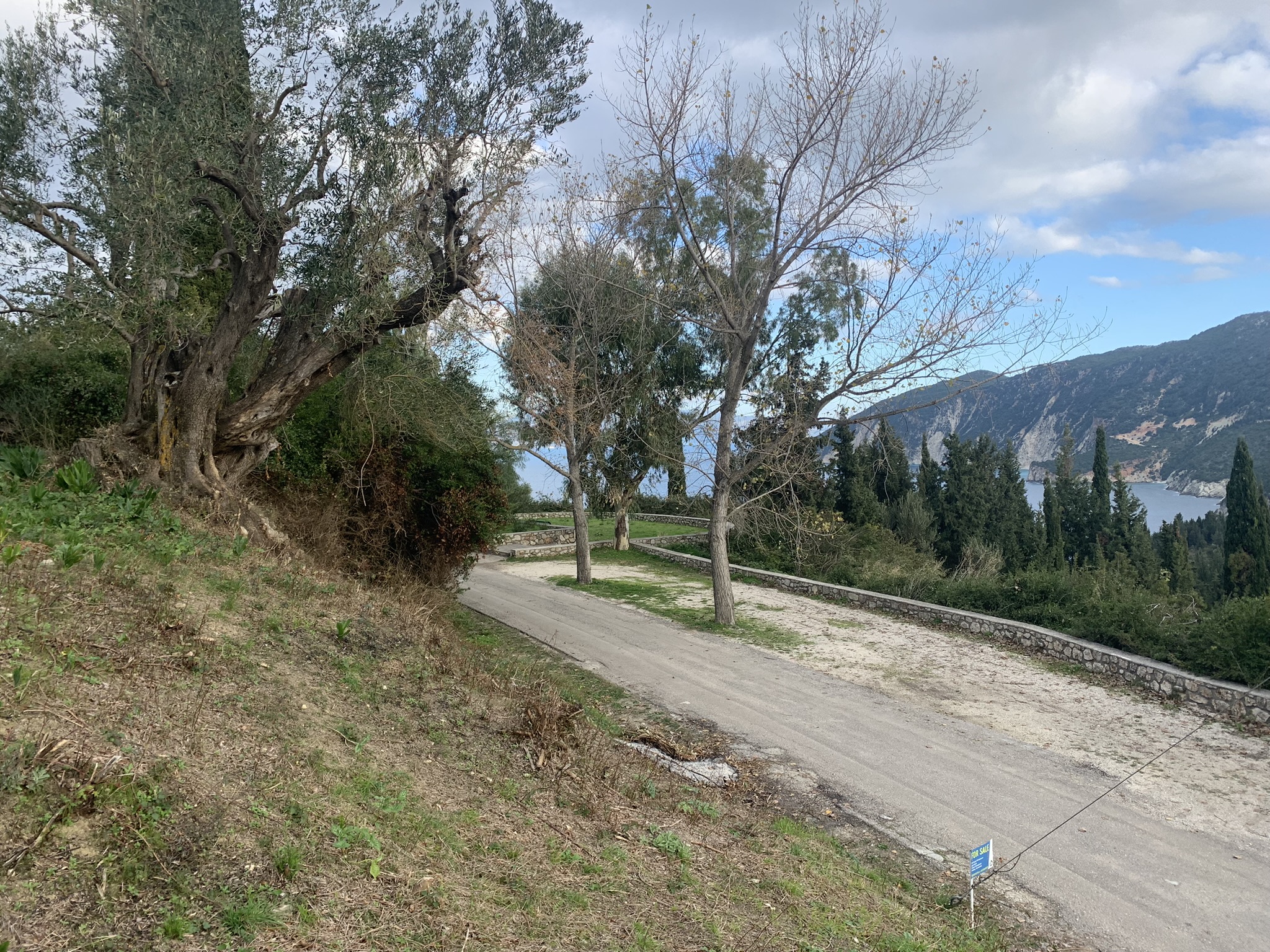 Terrain and landscape of land for sale, Ithaca Greece, Kolleri