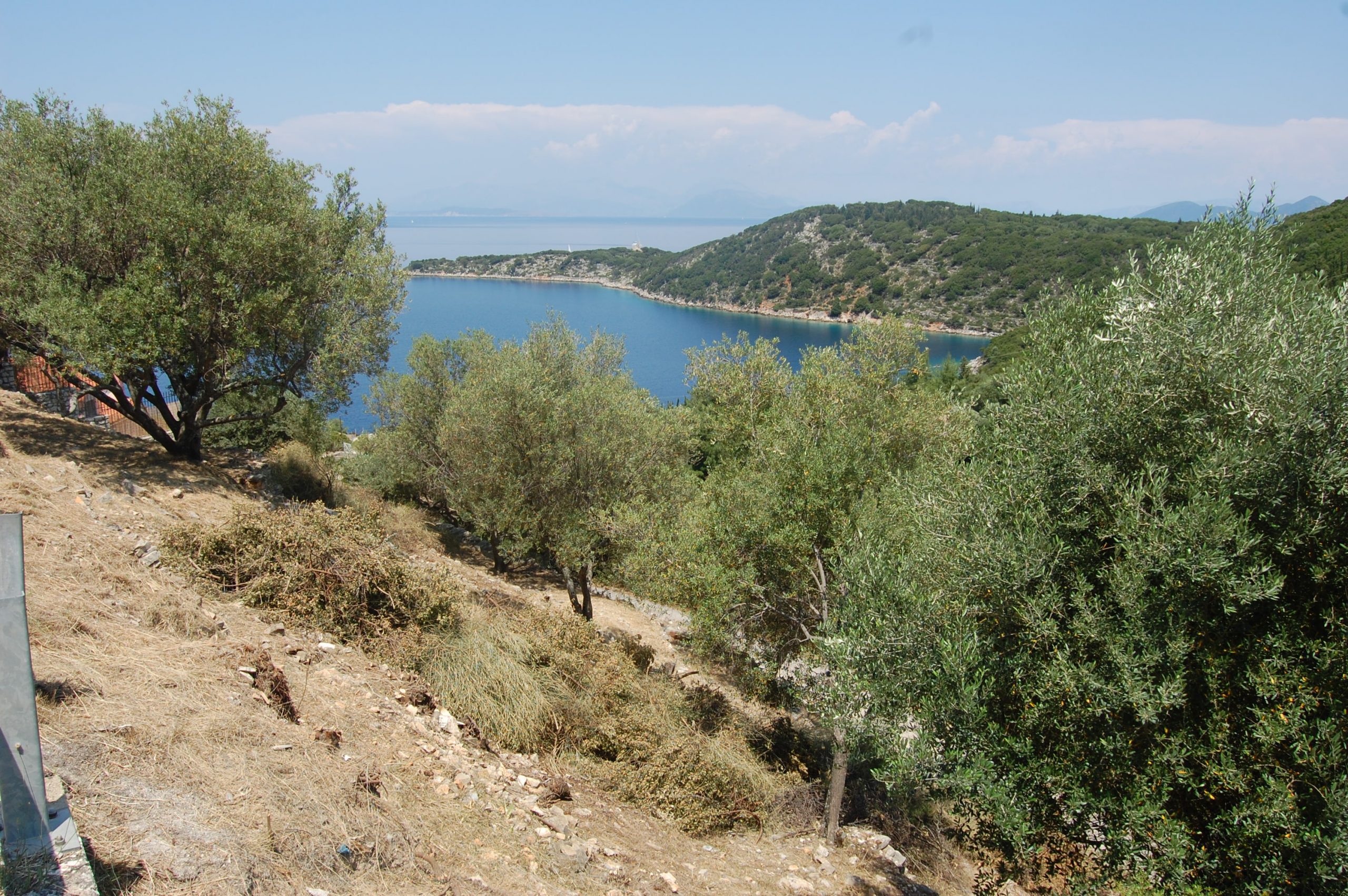 Views from land for sale in Ithaca Greece, Kioni