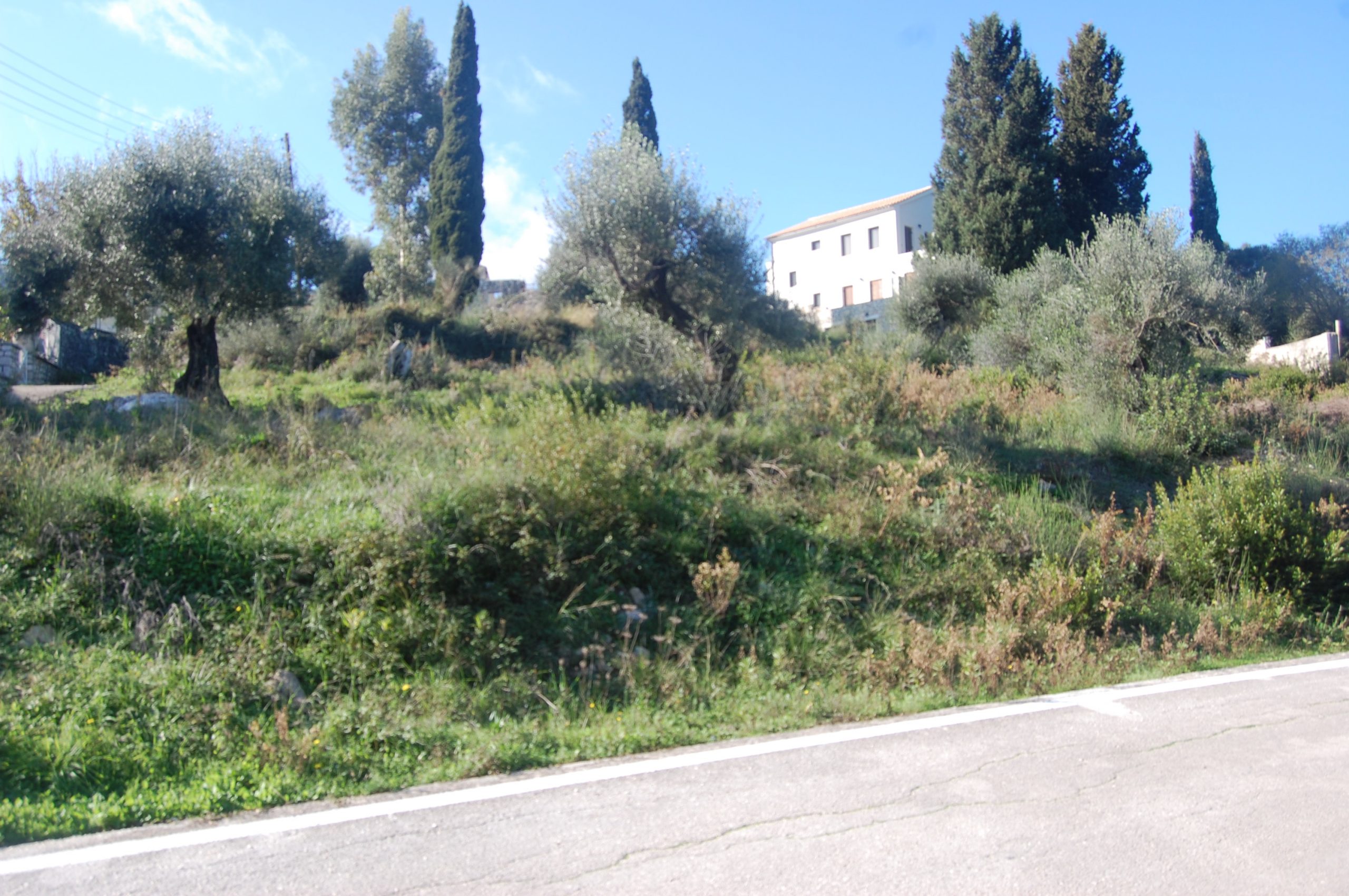 Landscape terrain of land for sale Ithaca Greece, Ag. Saranda