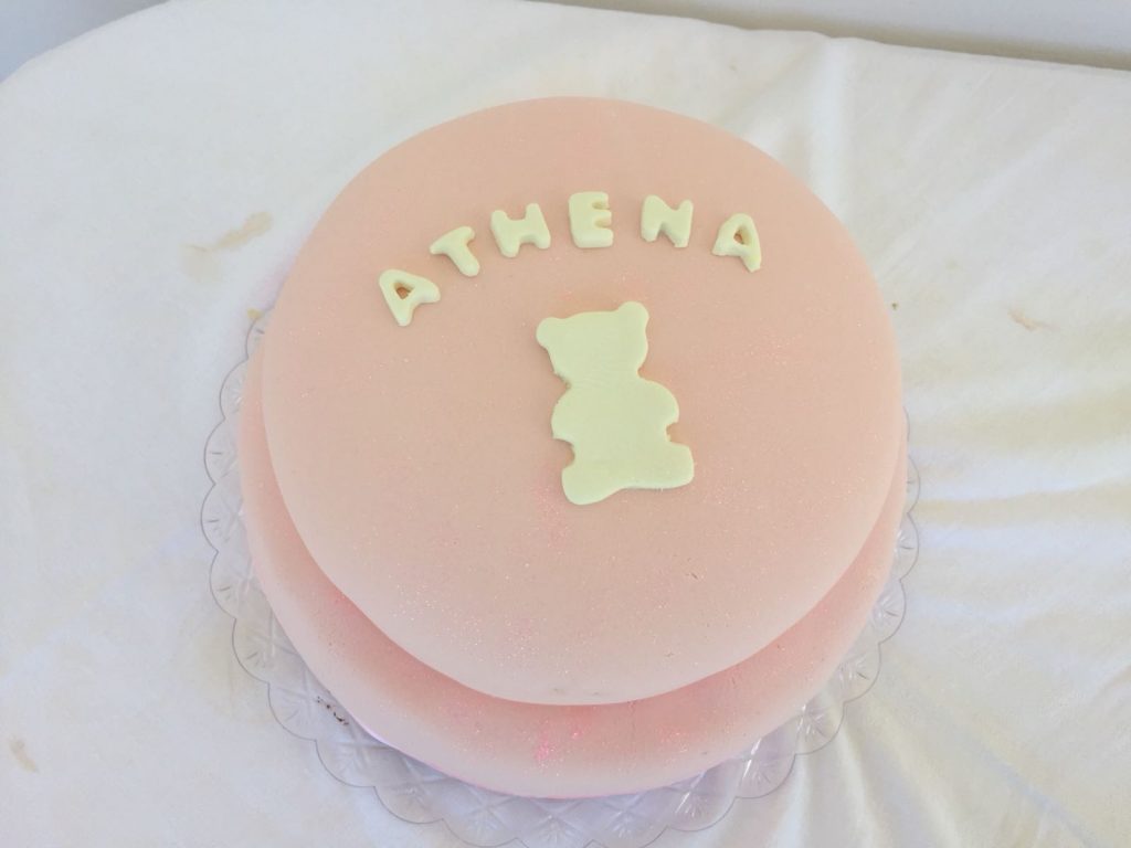 Baptism cake on Ithaca Greece