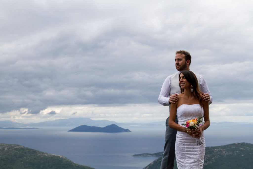 Wedding photoshoot on Ithaca Greece