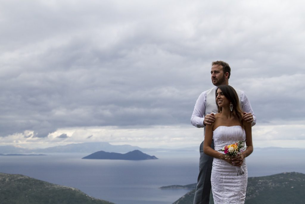 Wedding photoshoot on Ithaca Greece