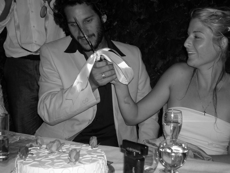 Wedding cake on Ithaca Greece