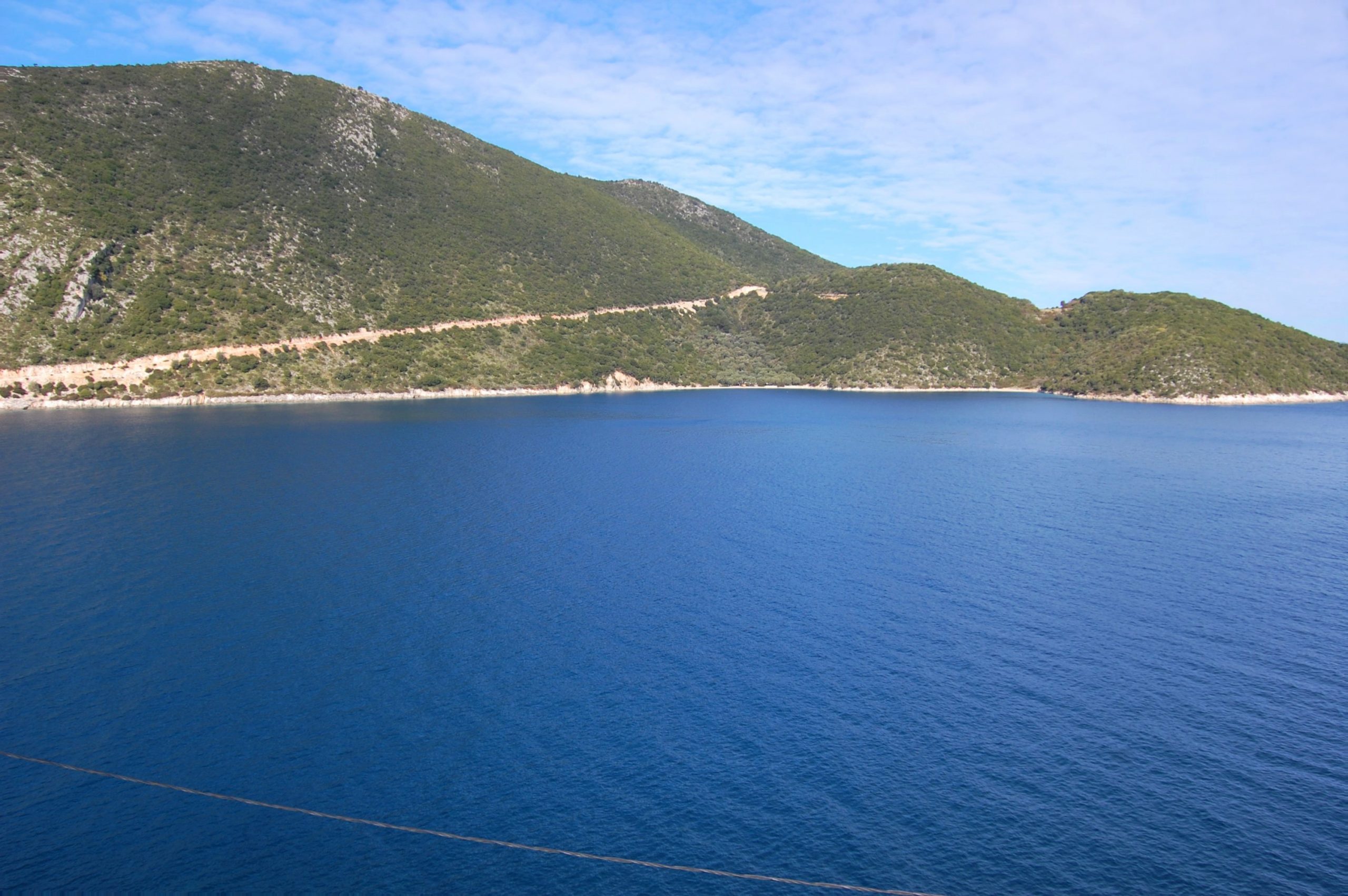 Sea view of house for rent Ithaca Greece, Frikes