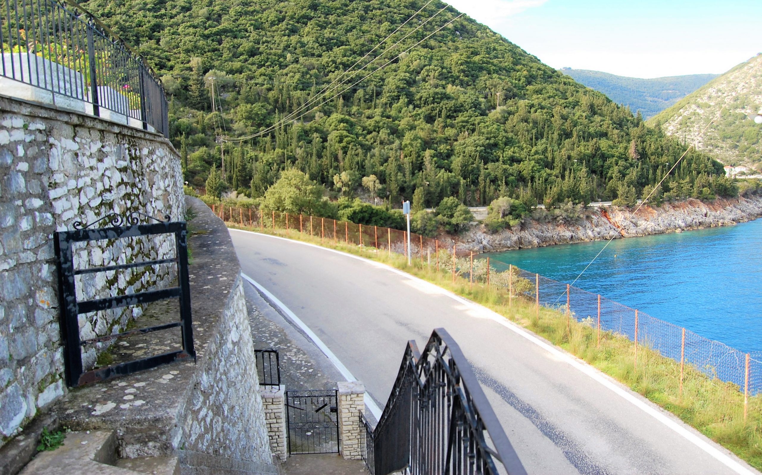 Sea view of house for rent Ithaca Greece, Frikes