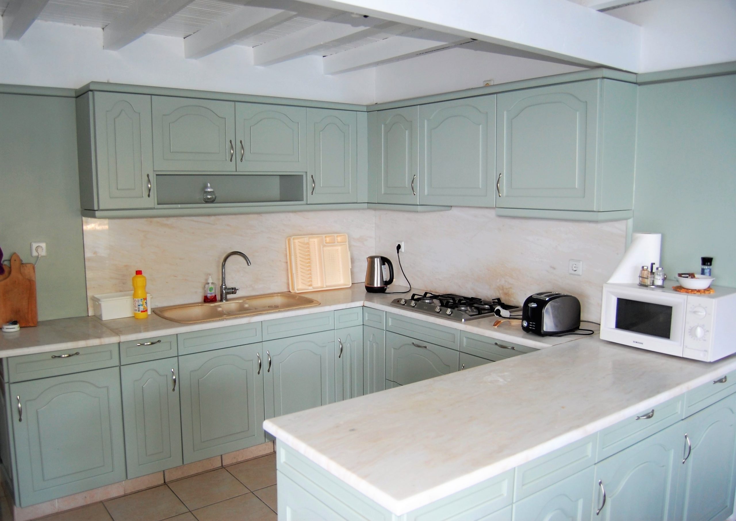 Kitchen of house for rent Ithaca Greece, Frikes