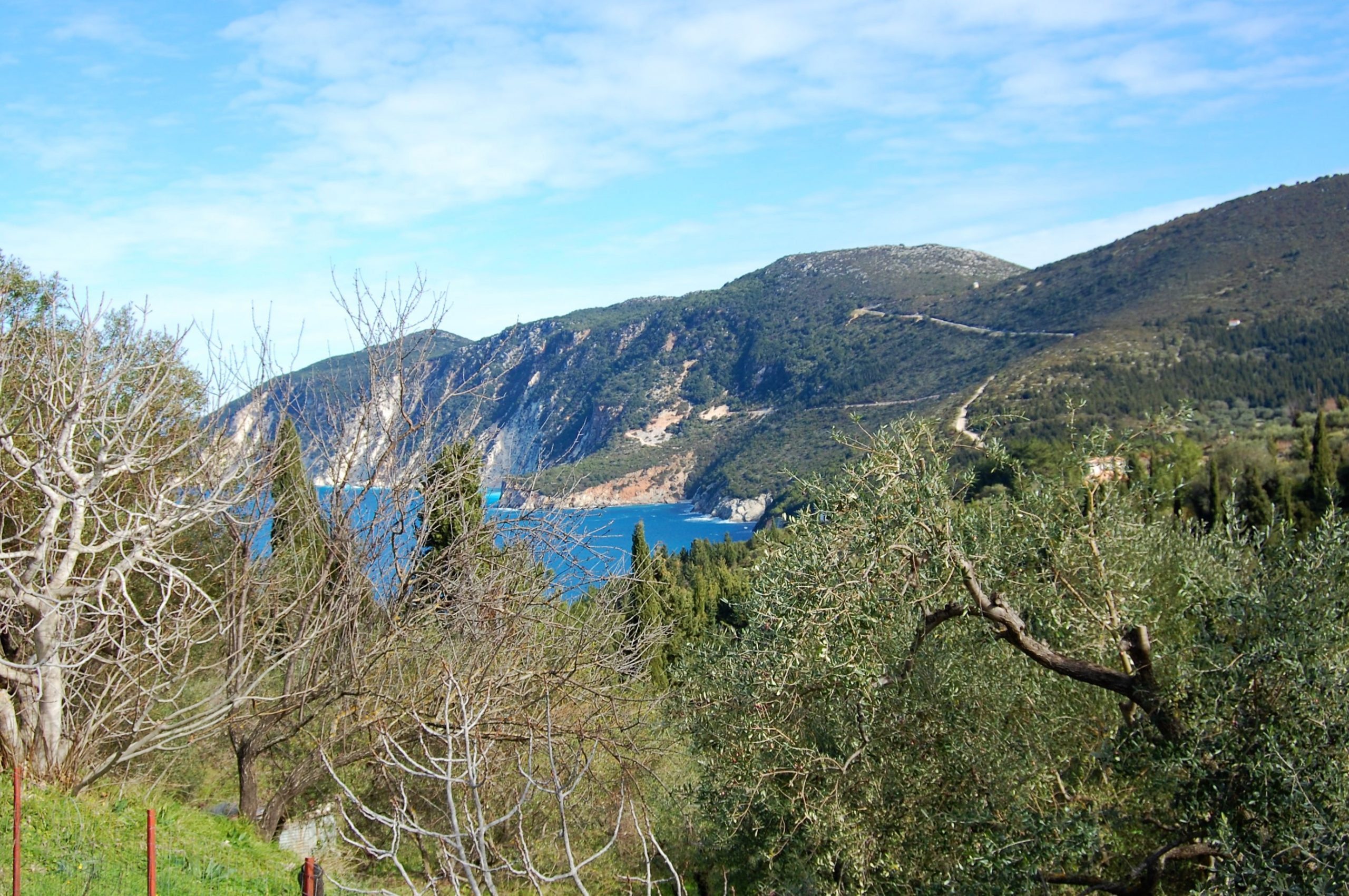 Sea view of house for rent in Ithaca Greece, Kolleri