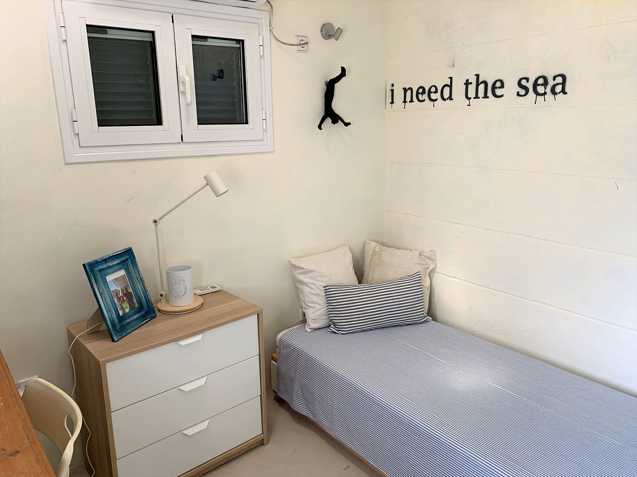 Bedroom of holiday house for rent on Ithaca Greece, Kolleri