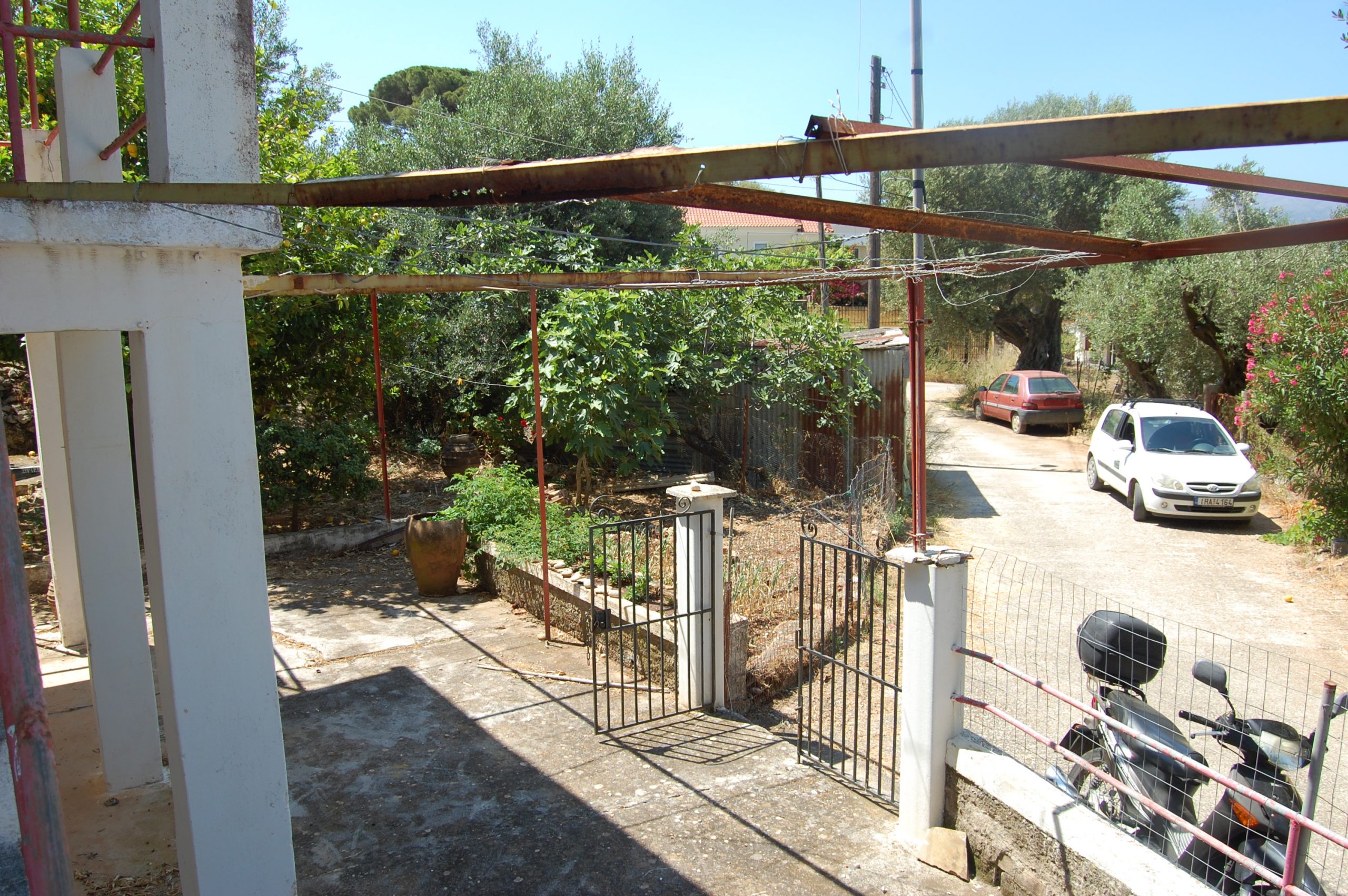 Terrace of house for sale in Ithaca Greece, Lefki
