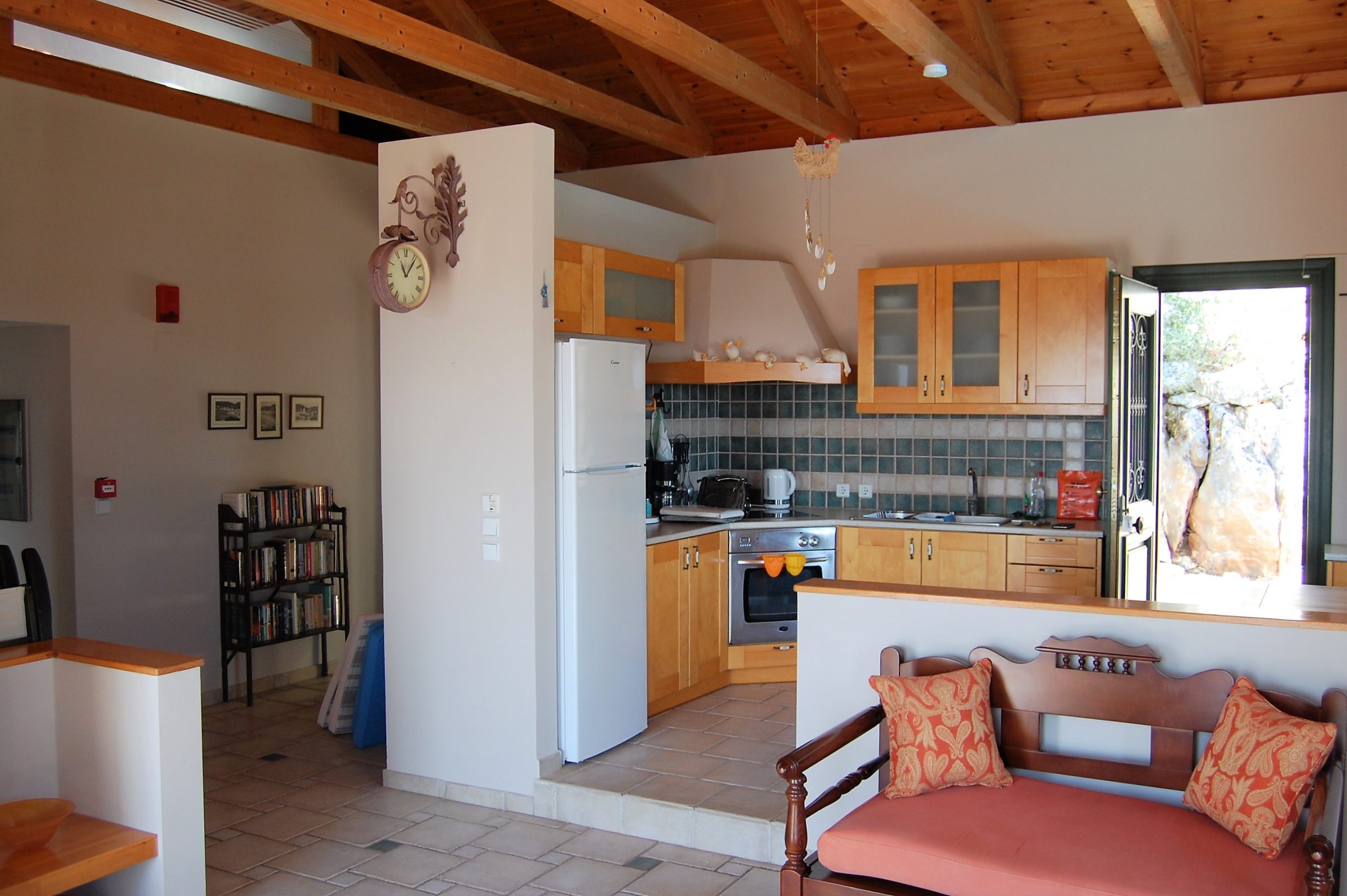 Kitchen area of house for sale in Ithaca Greece, Perachori