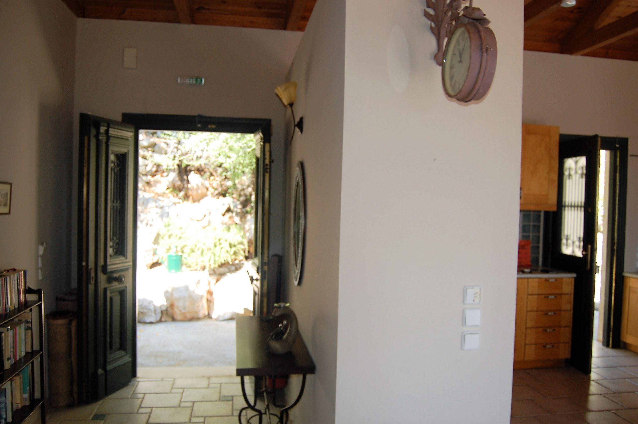 Interior of villa with pool for sale in Ithaca Greece, Perachori