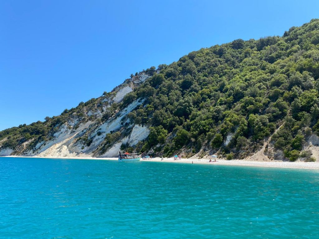Gidaki beach in Ithaca Greece