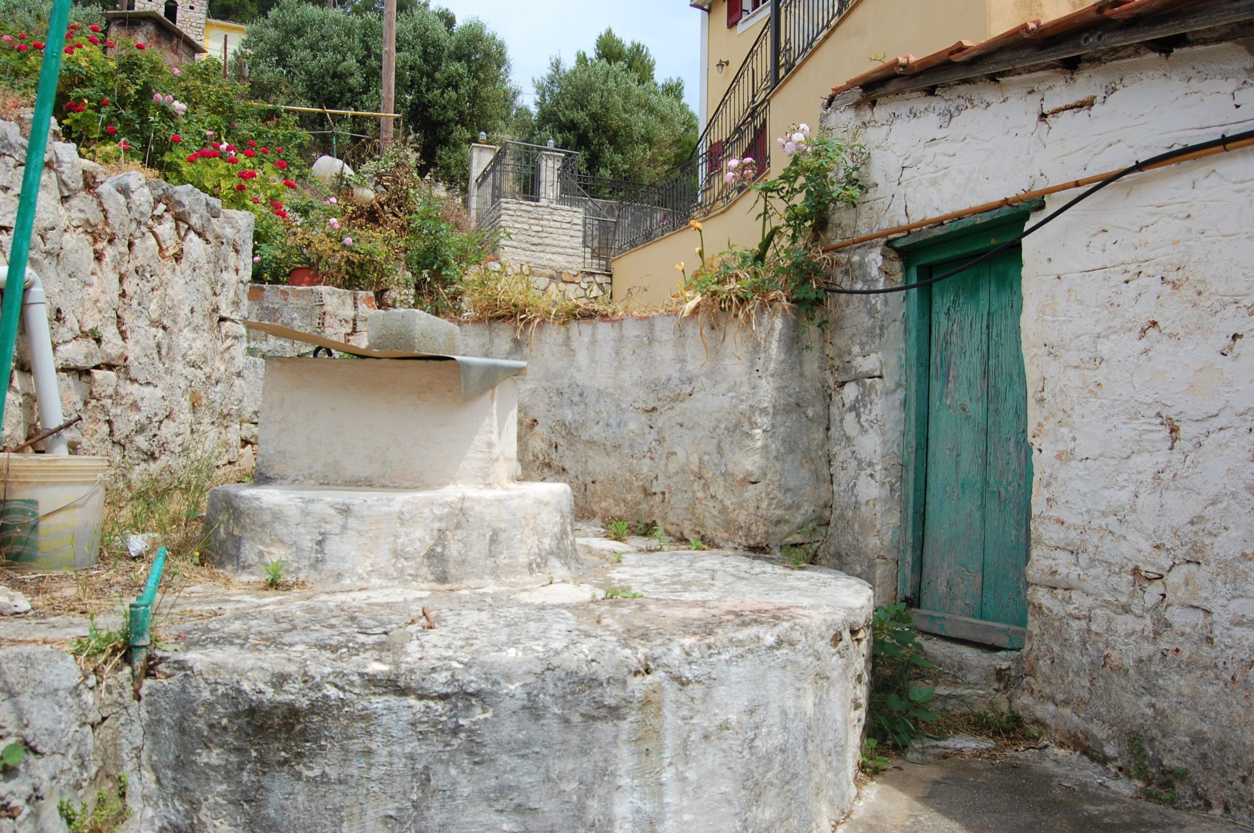 Outdoor areas of house for sale in Ithaca Greece, Vathi