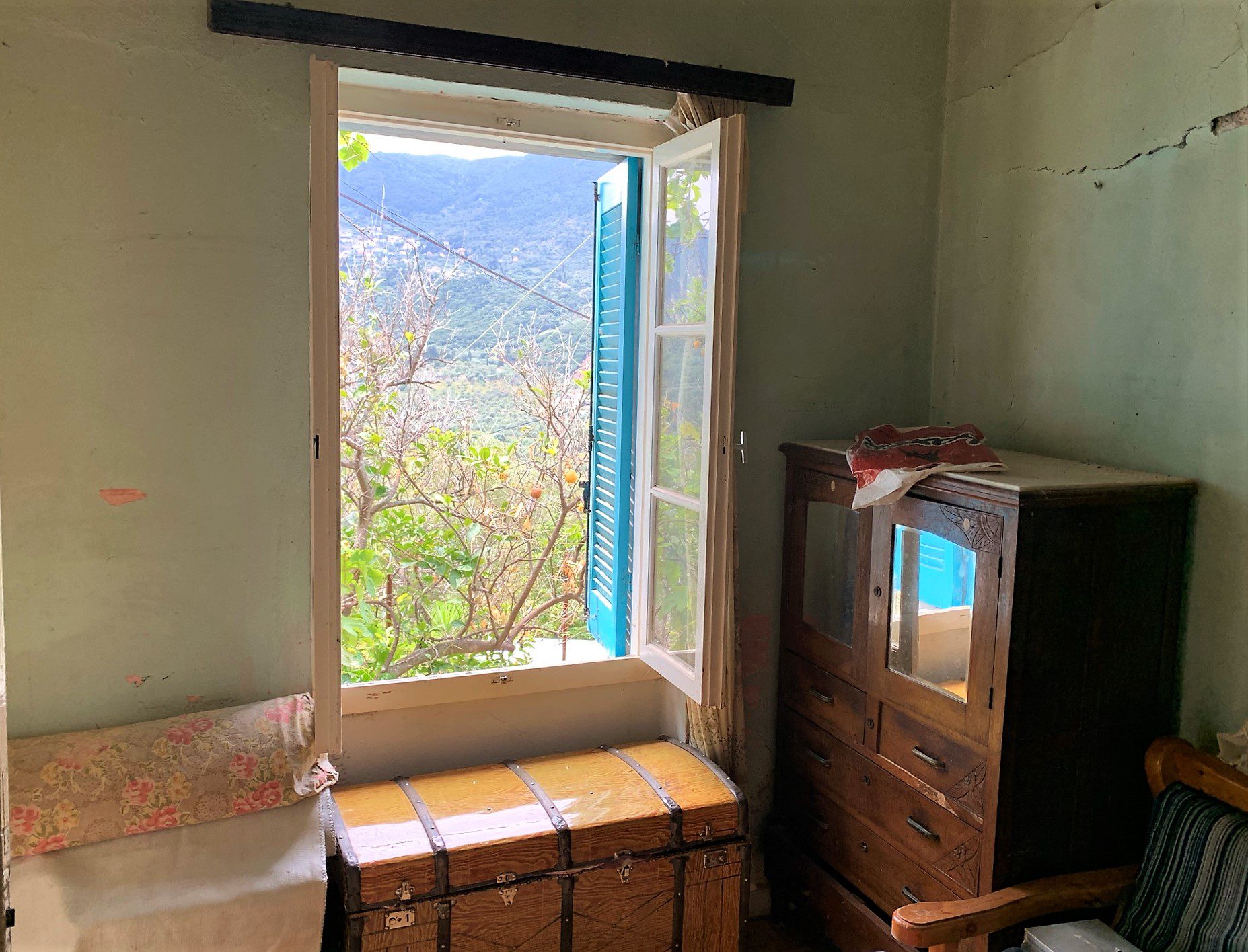 Bedroom of house for sale in Ithaca Greece, Vathi