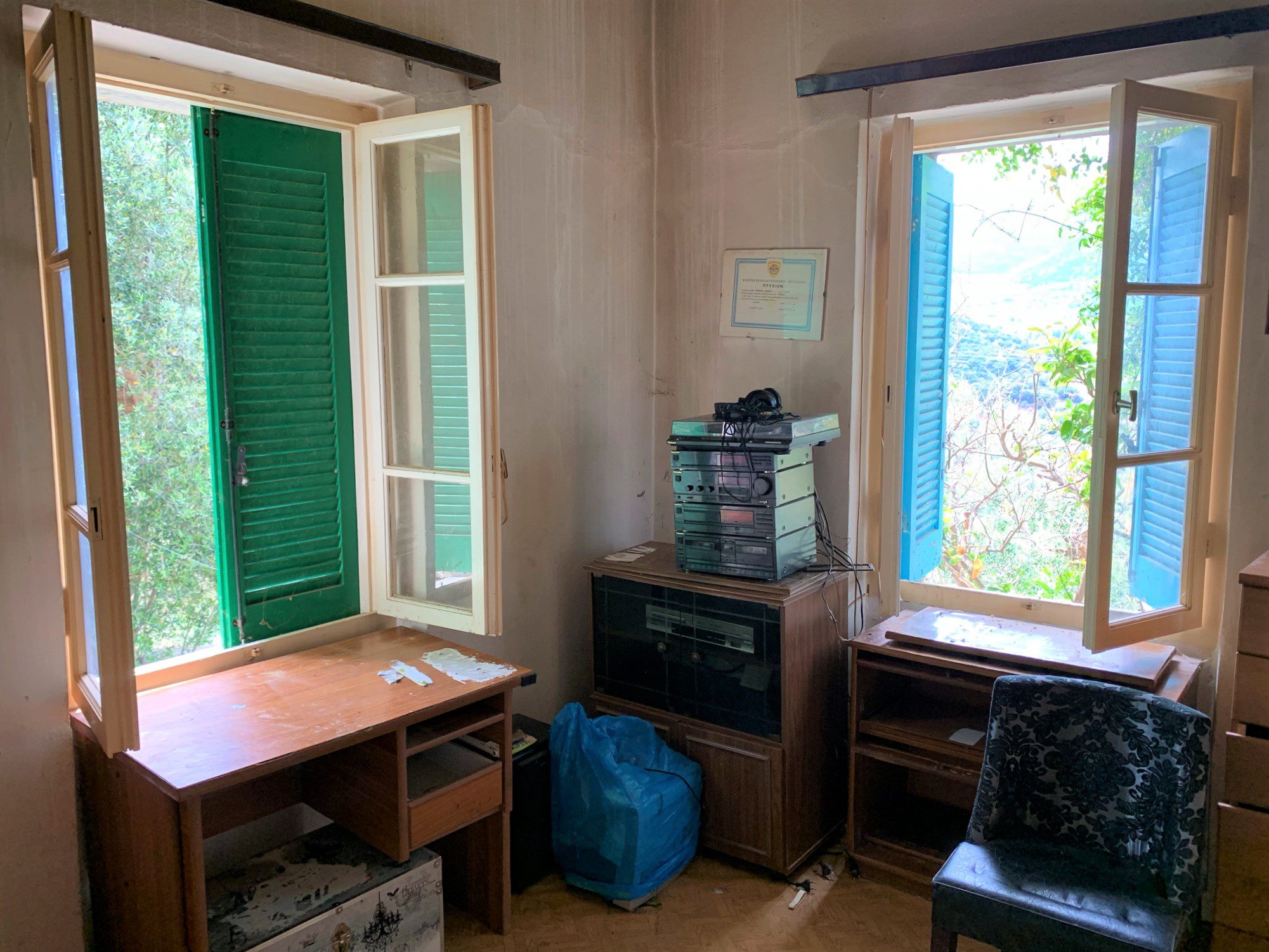 Bedroom of house for sale in Ithaca Greece Vathi