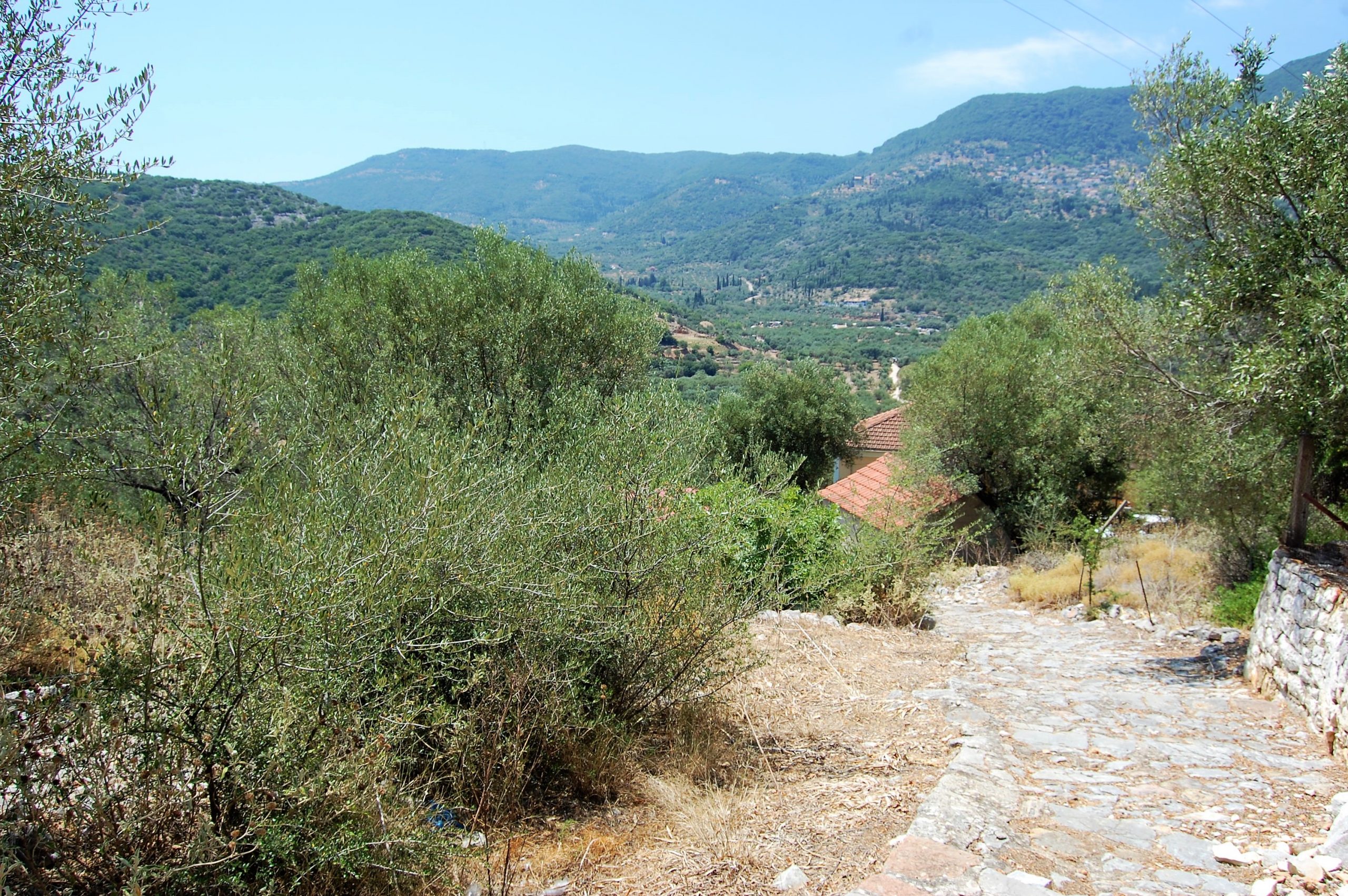 Views from house for sale in Ithaca Greece Vathi