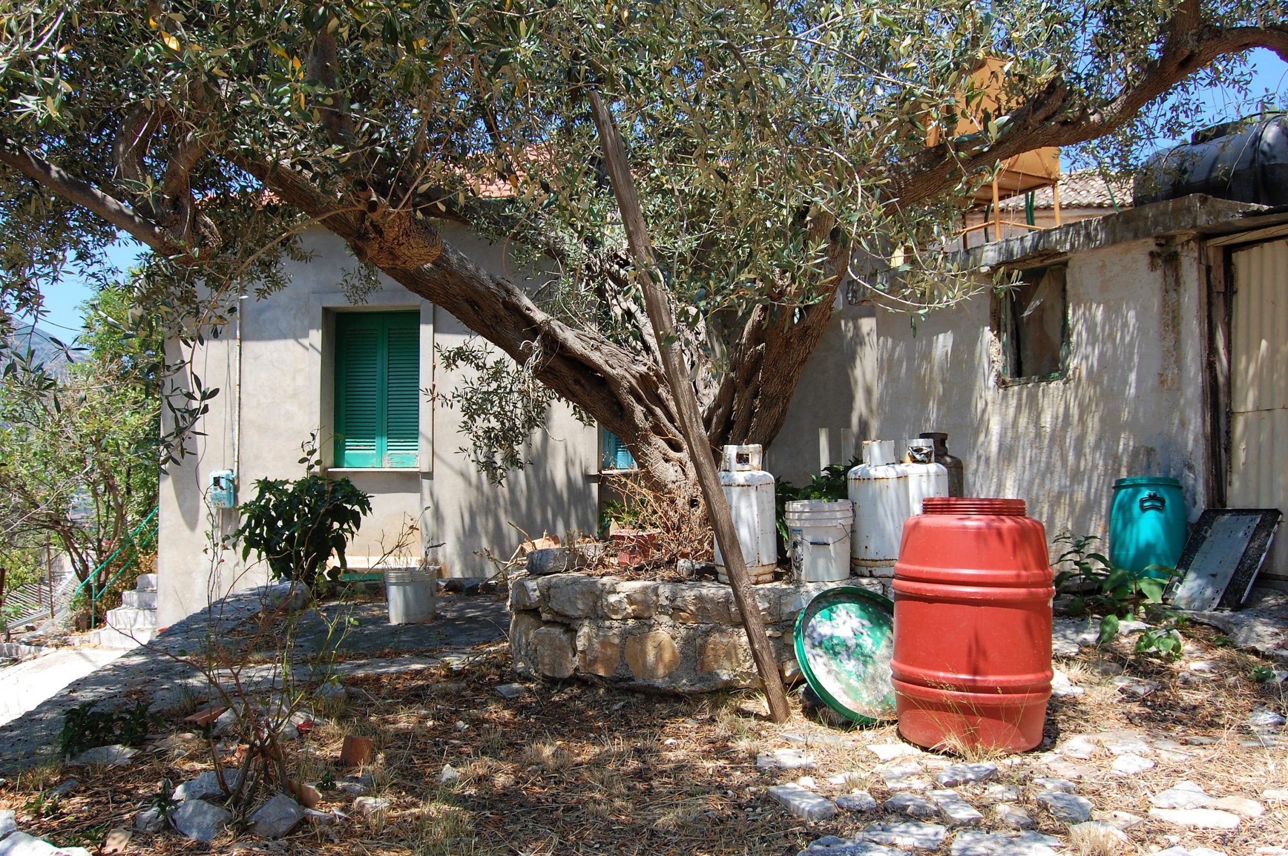 Terrace of property for sale in Vathi Ithaca Greece