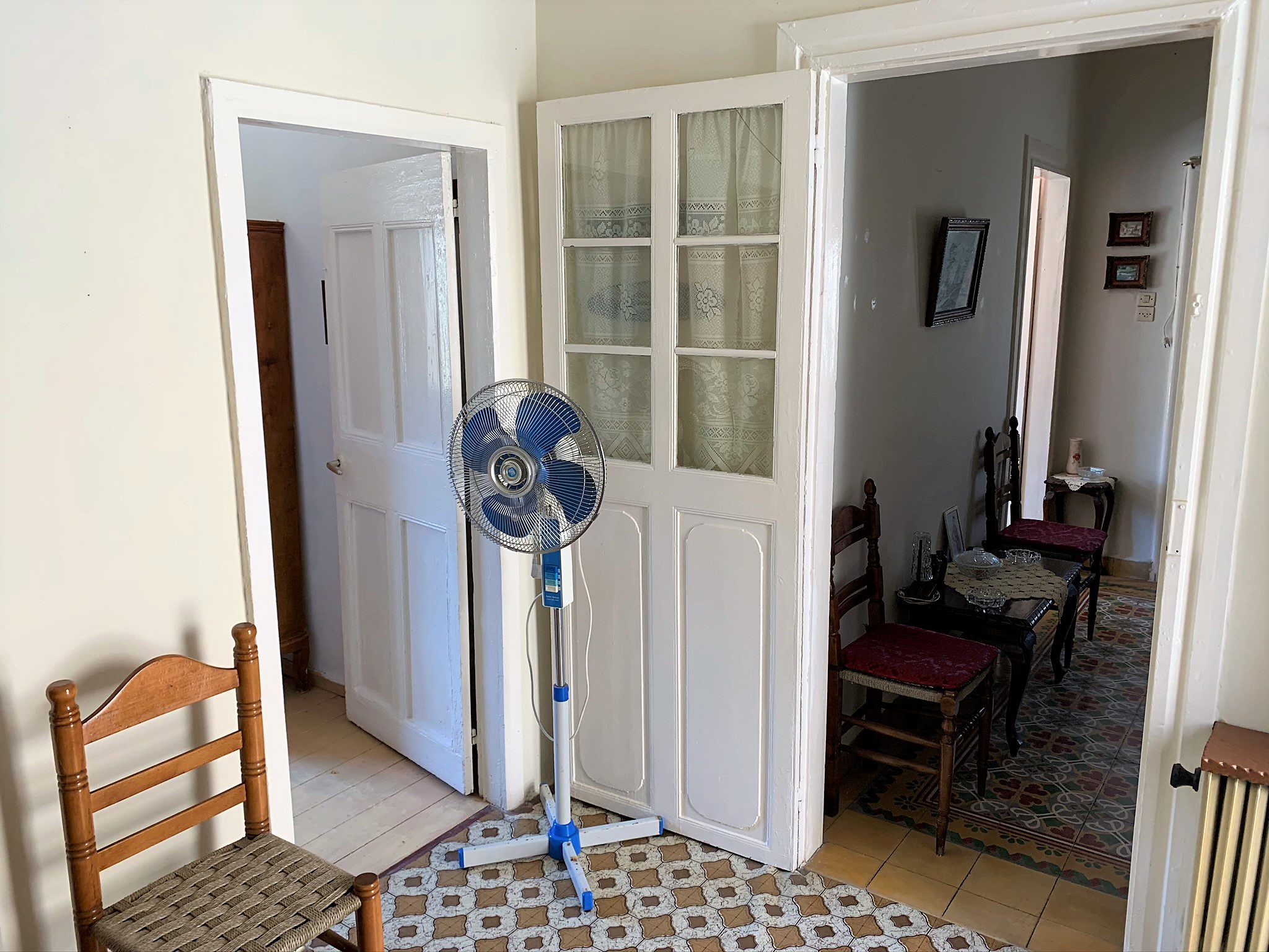Interior entrance hall of house for sale in Ithaca Greece Vathi