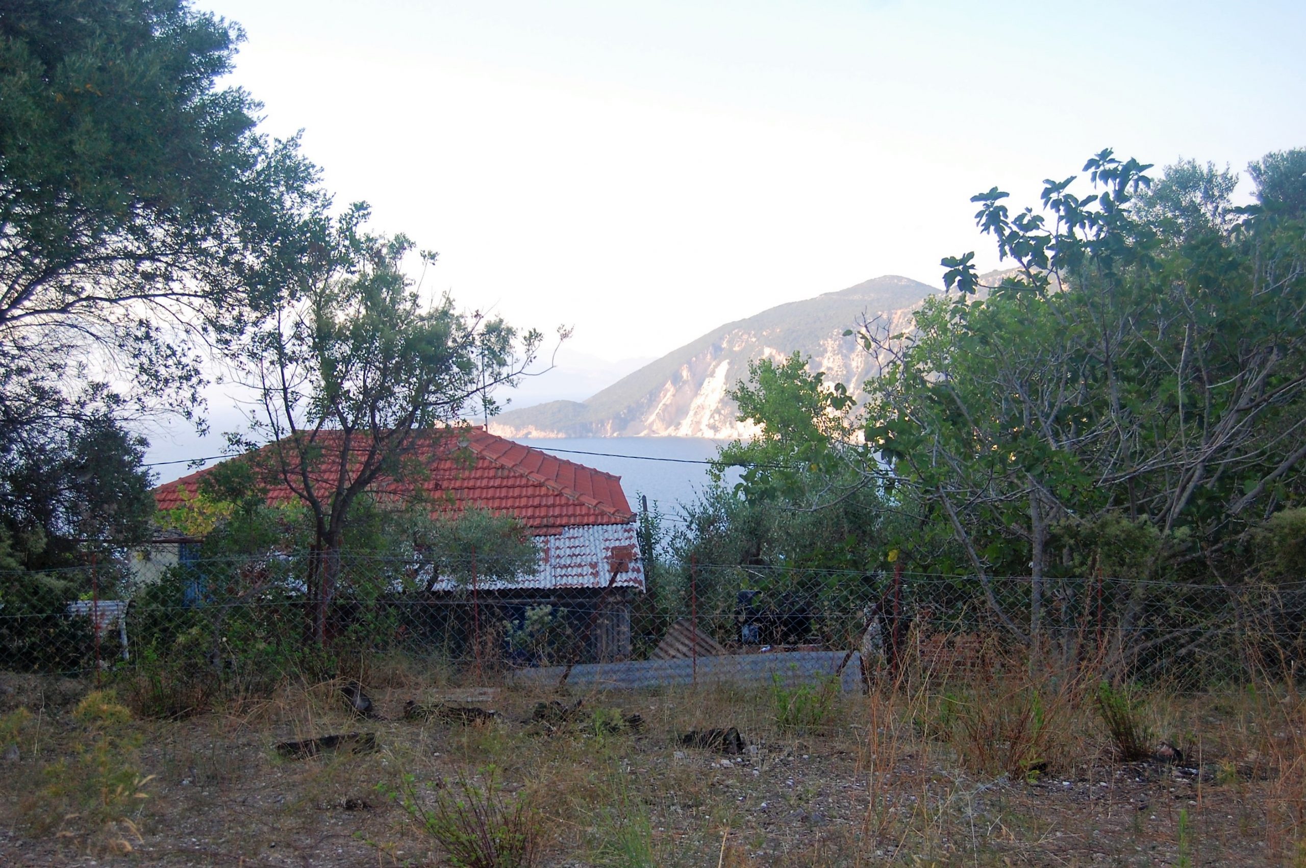 Terraced landscape of house for sale in Ithaca Greece, Kolleri