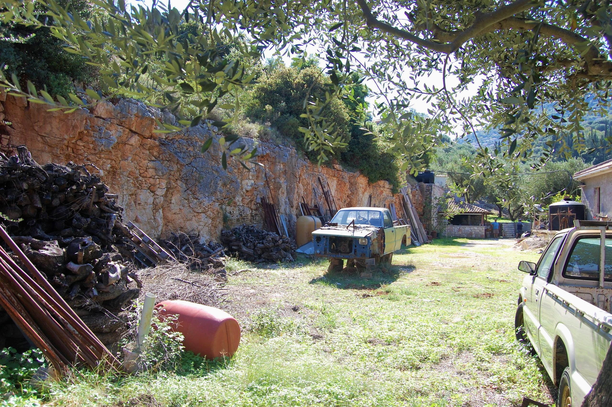 Garden of house for sale in Ithaca Greece, Perachori