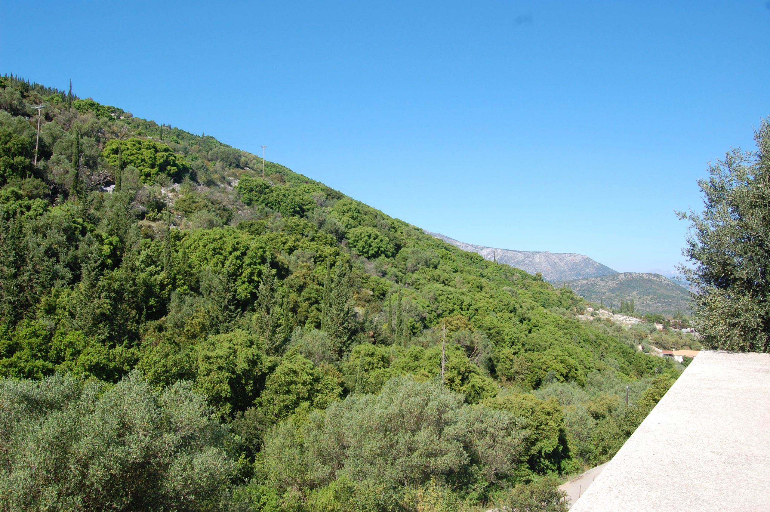 View of house for sale in Ithaca Greece, Perachori