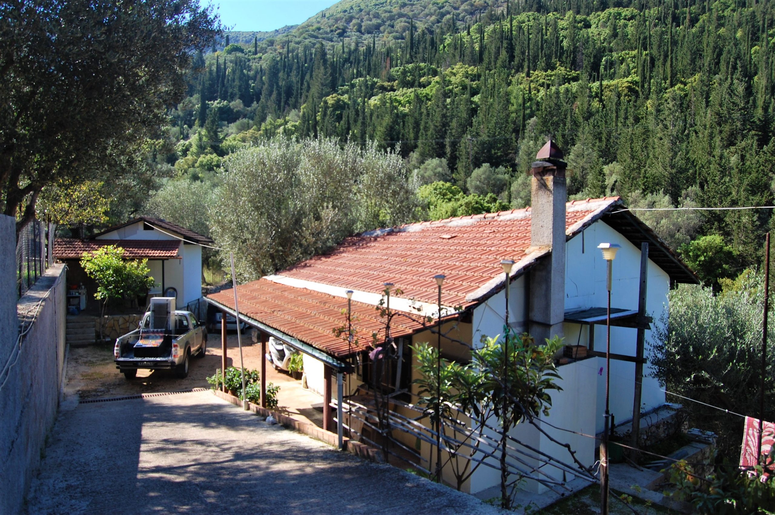 Exterior of house for sale in Ithaca Greece, Perachori