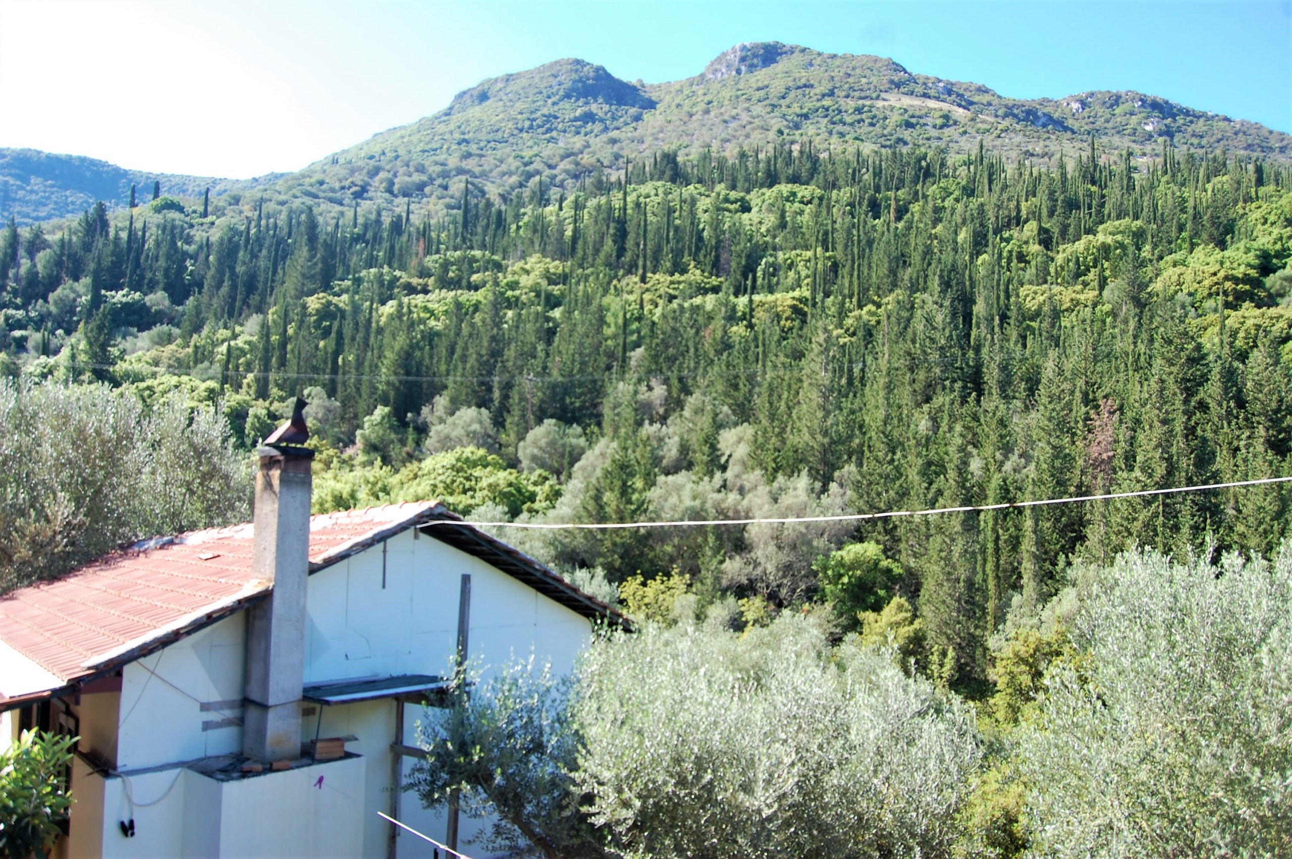 View of house for sale in Ithaca Greece, Perachori