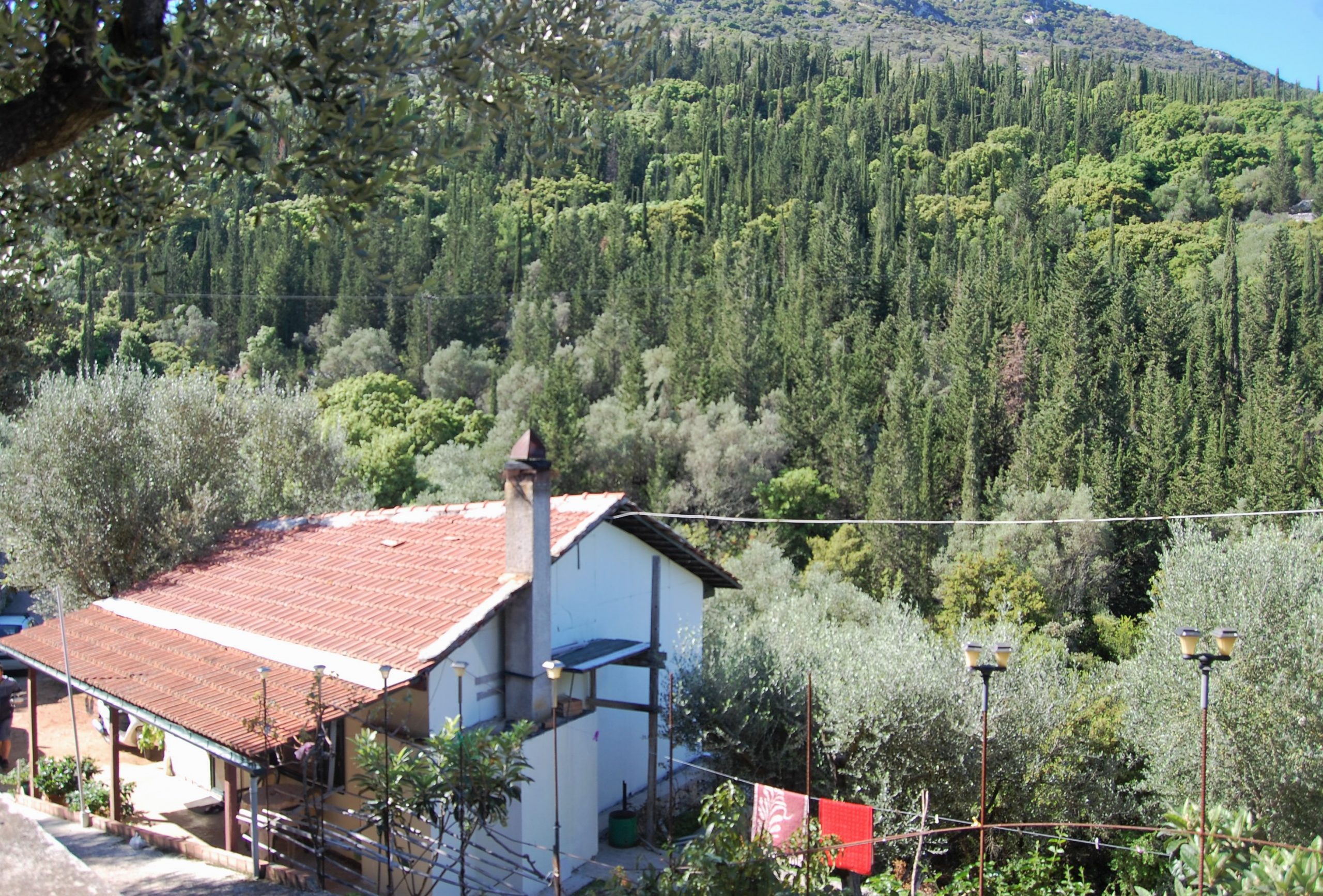 View of house for sale in Ithaca Greece, Perachori