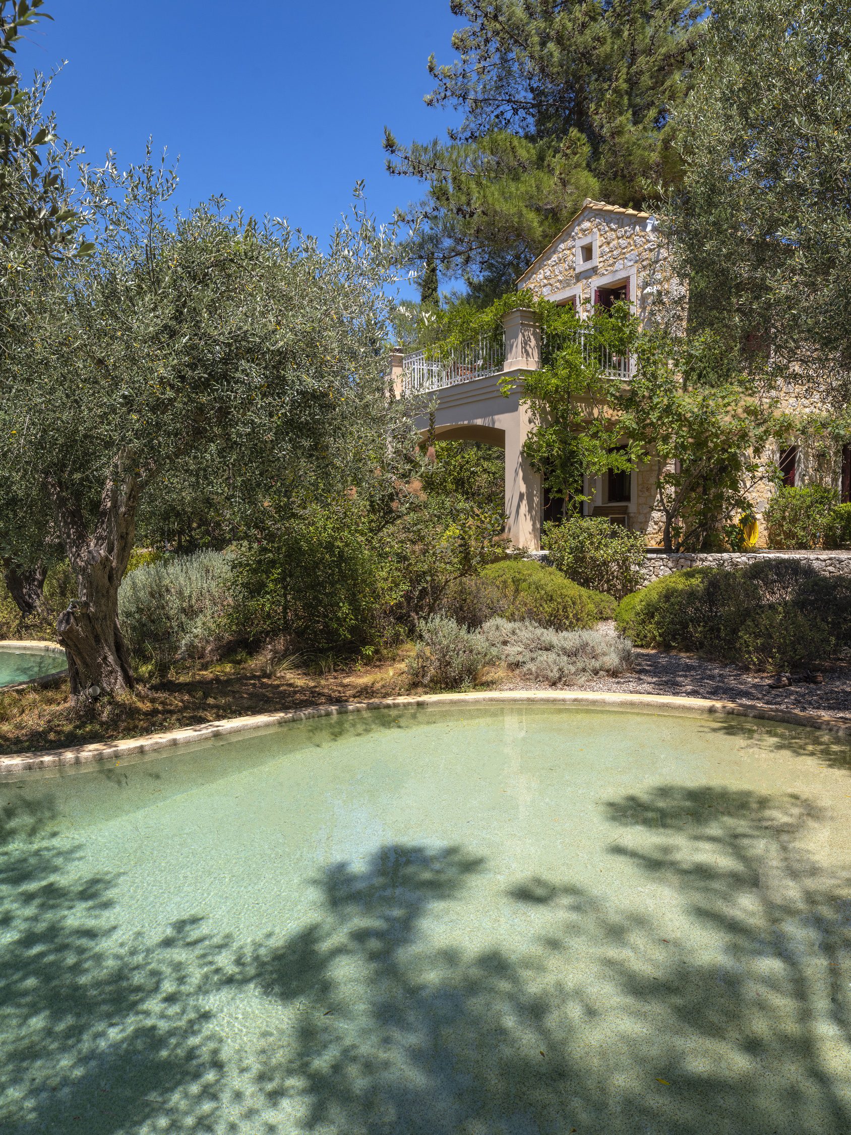 Swimming pool of house for rent in Ithaca Greece Vathi