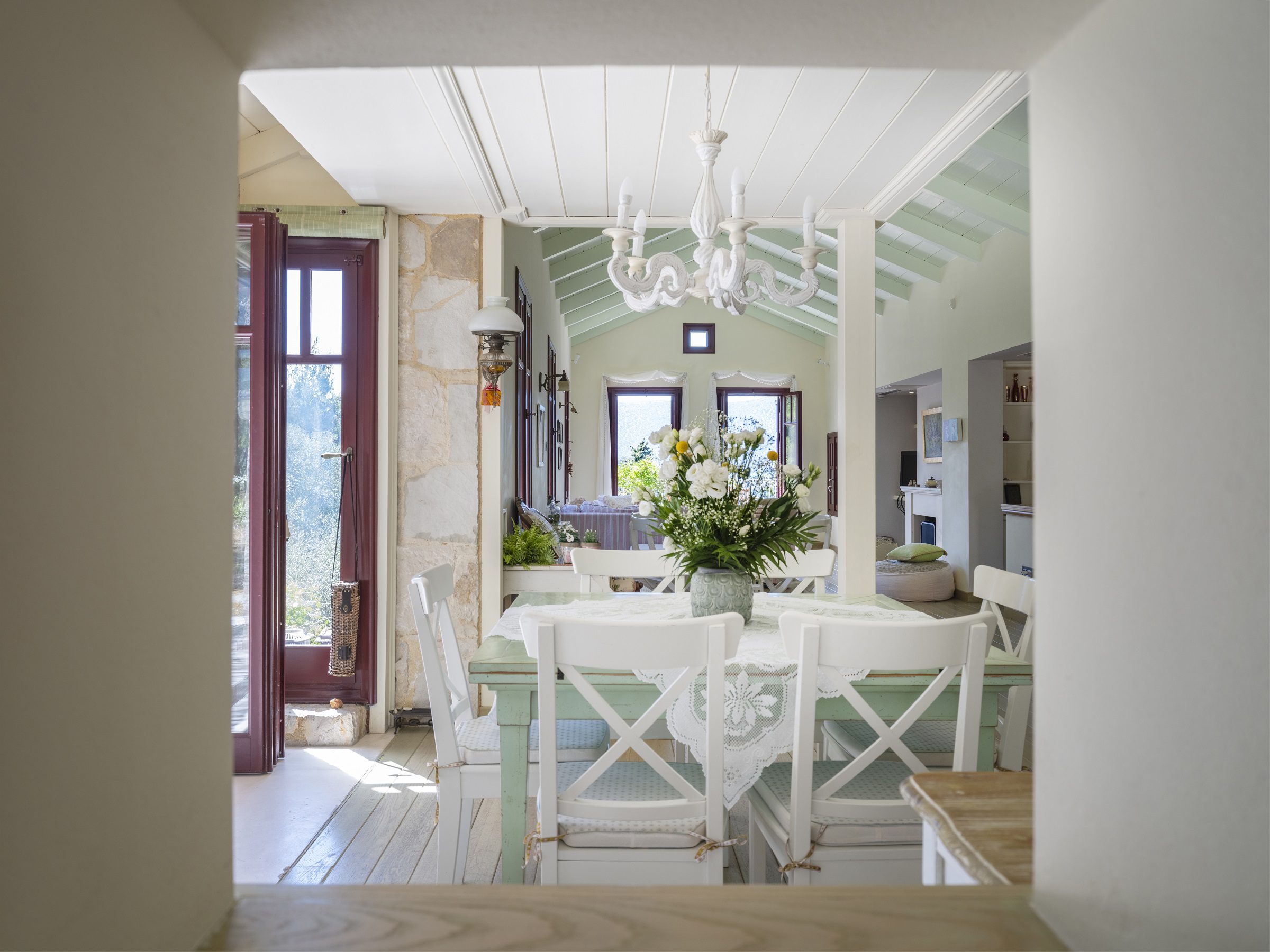 Interior of house for rent in Ithaca Greece Vathi