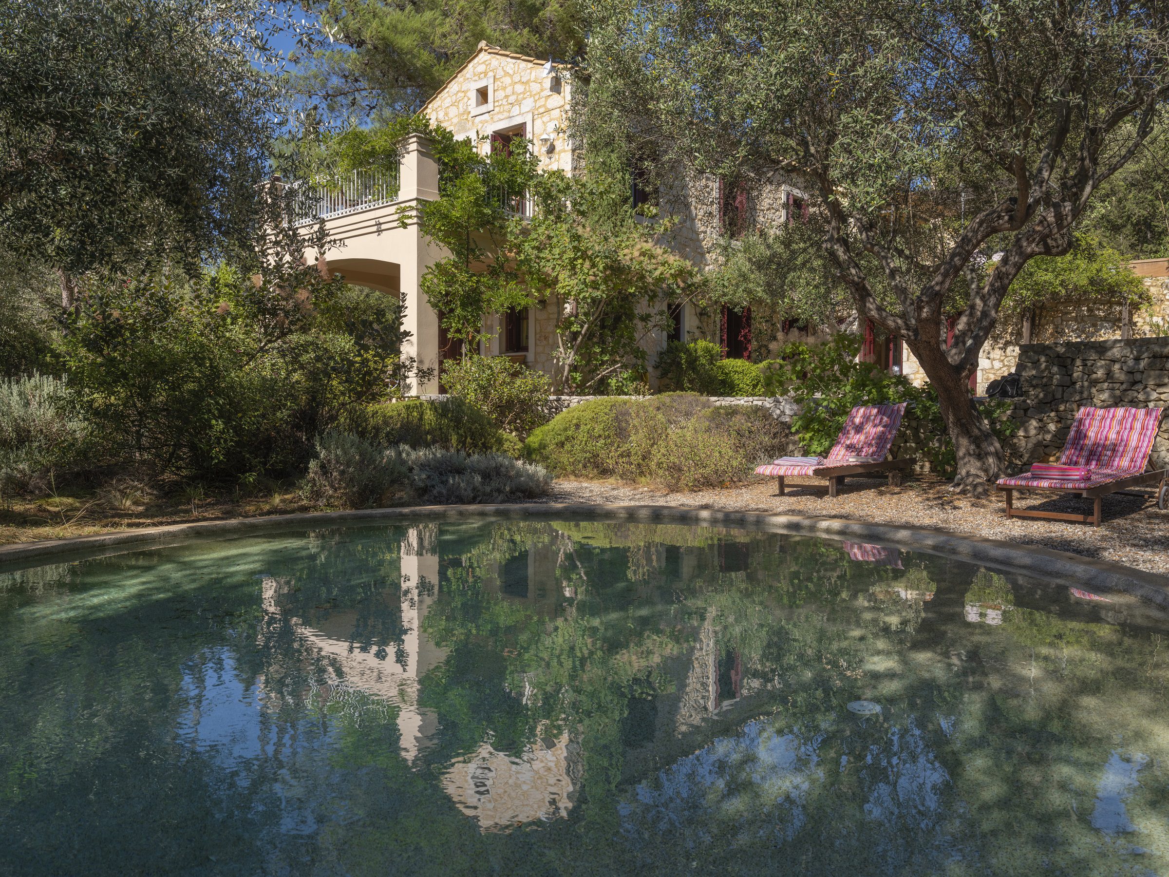 Exterior of house for rent in Ithaca Greece Vathi