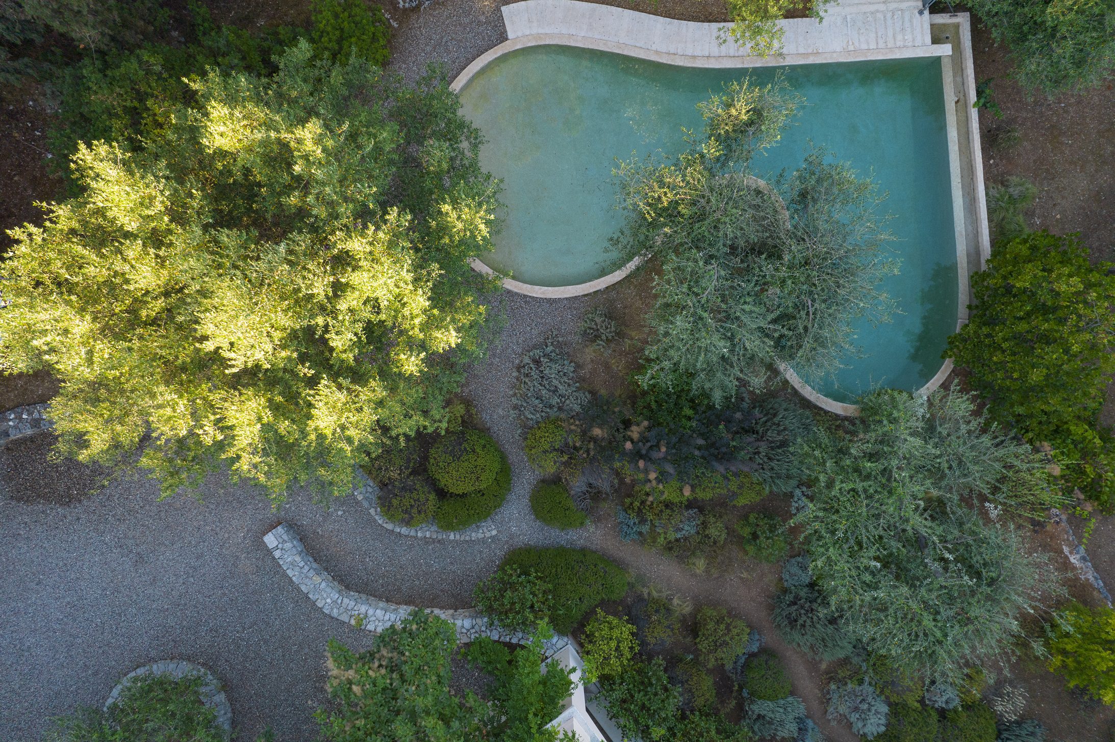 Aerial view of Villa for rent Ithaca Greece, Vathi