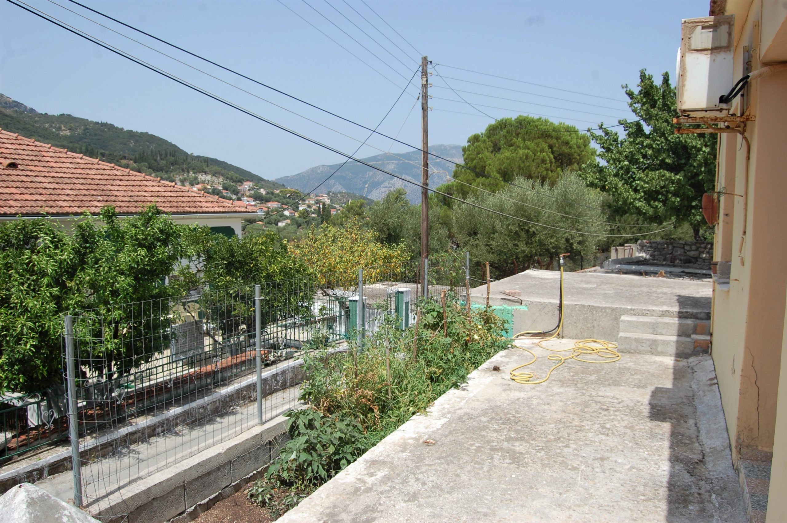 Outside space of house for sale Ithaca Greece, Vathi