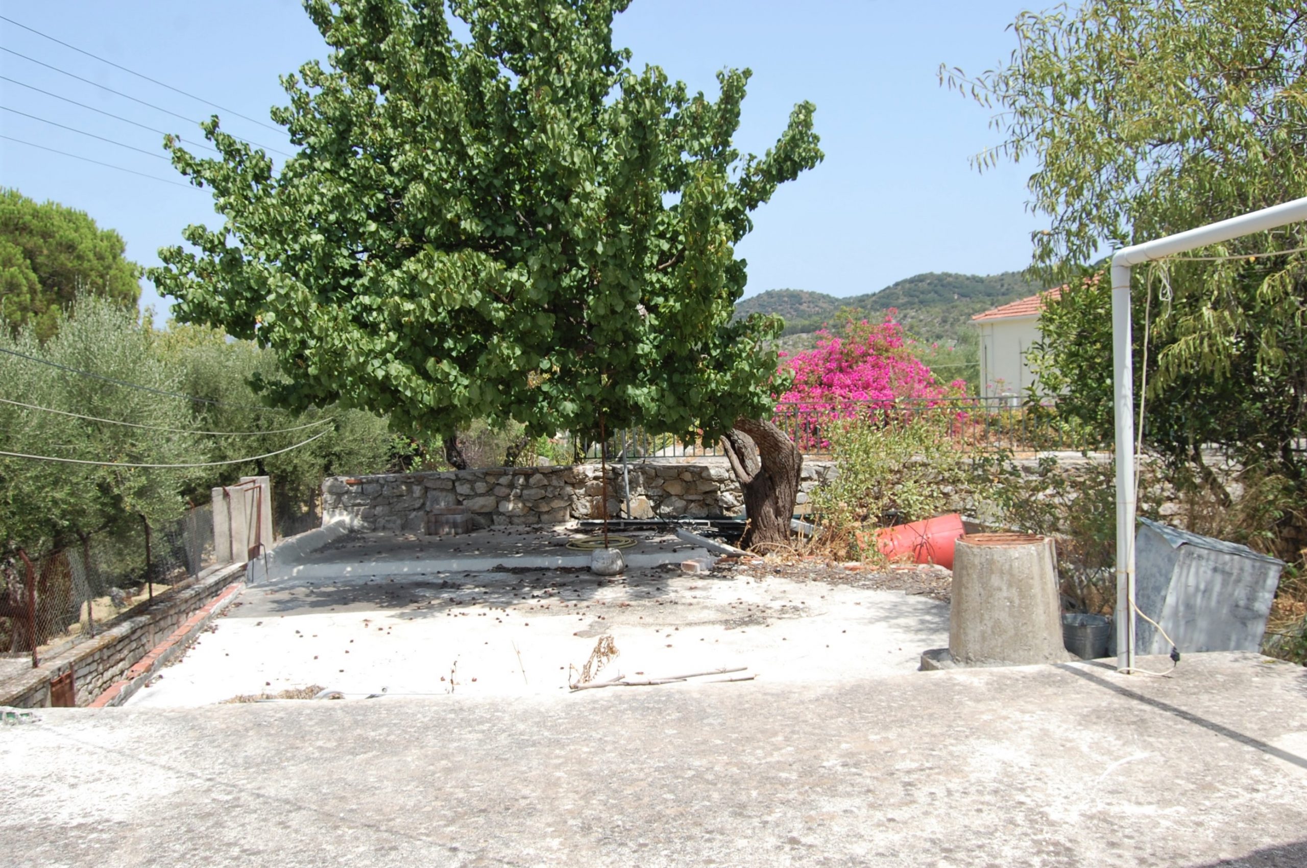 Outside space of house for sale Ithaca Greece, Vathi