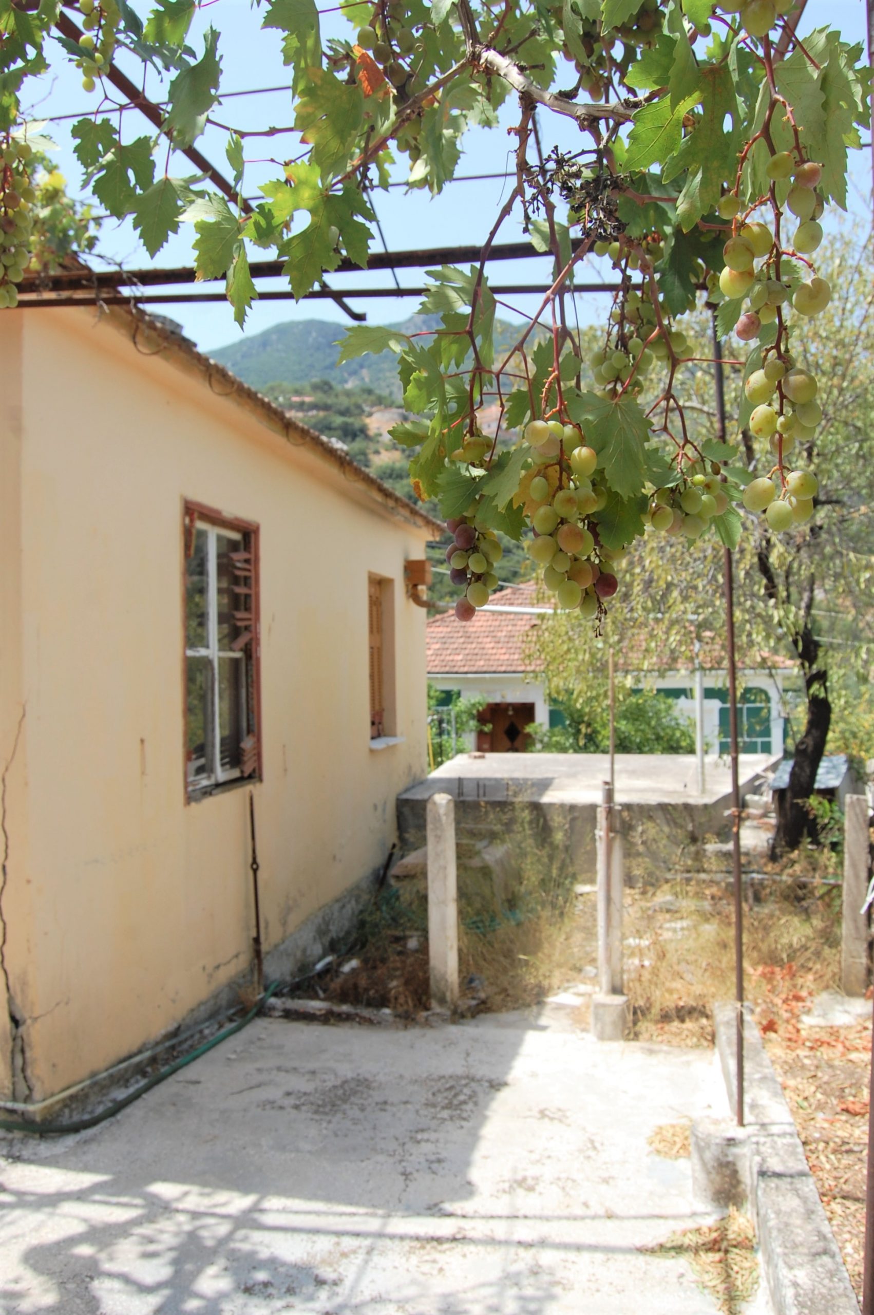 Side outside space of house for sale Ithaca Greece, Vathi