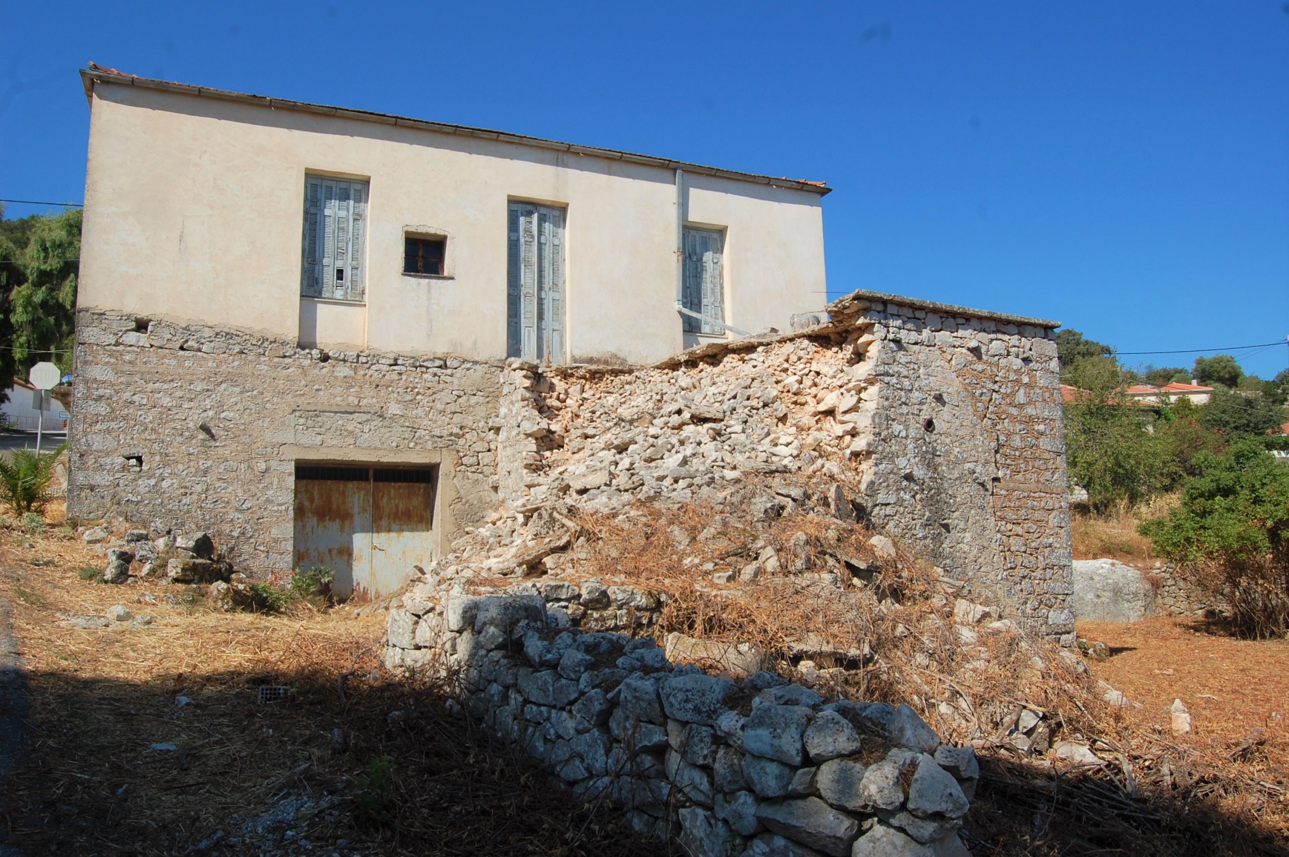 Exterior of house for sale Ithaca Greece, Anoghi