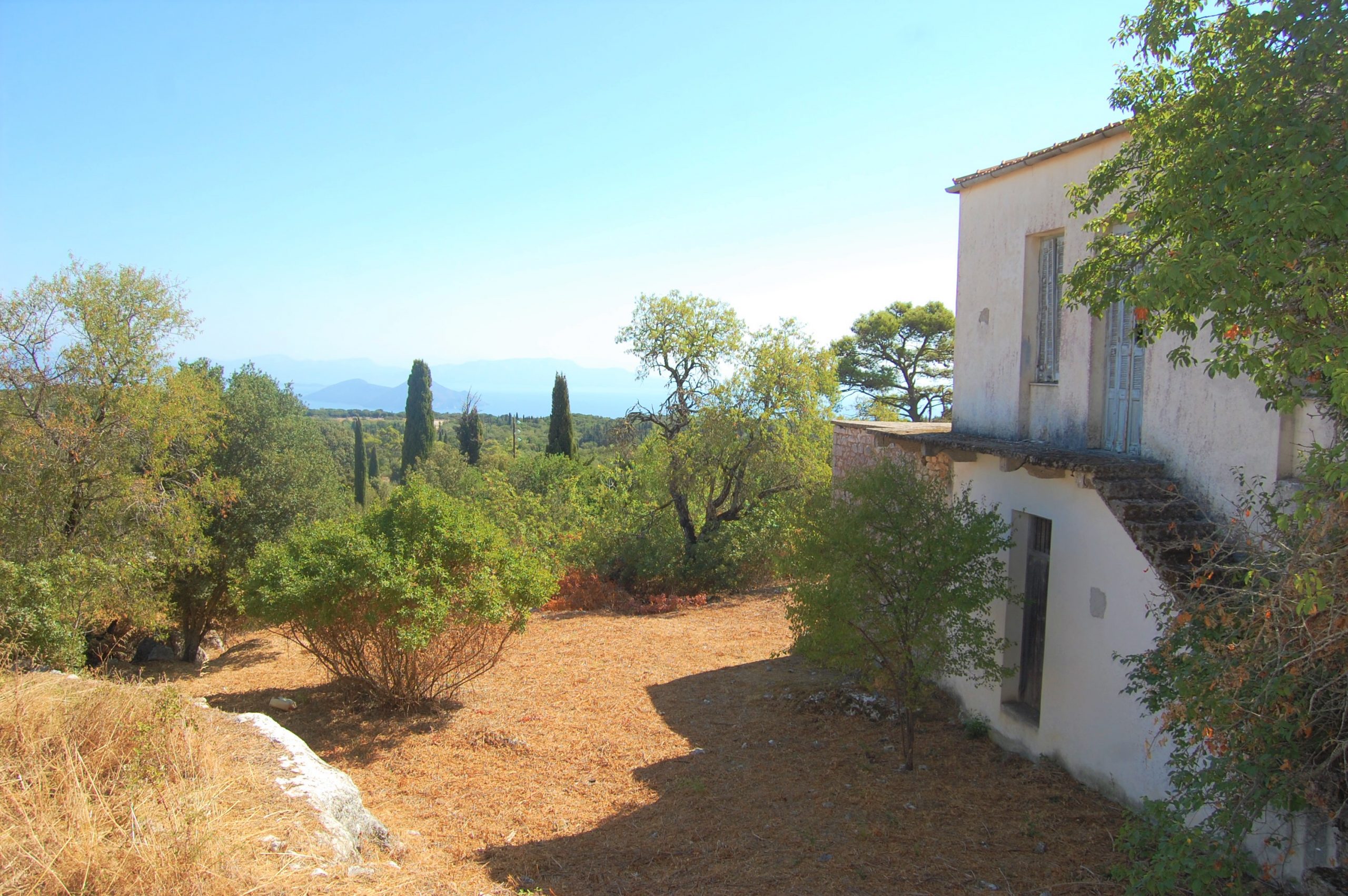 Exterior of house for sale Ithaca Greece, Anoghi