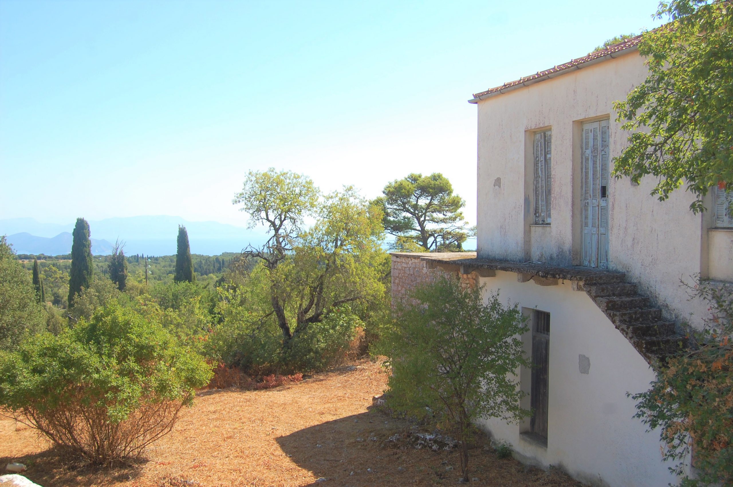 Exterior of house for sale Ithaca Greece, Anoghi