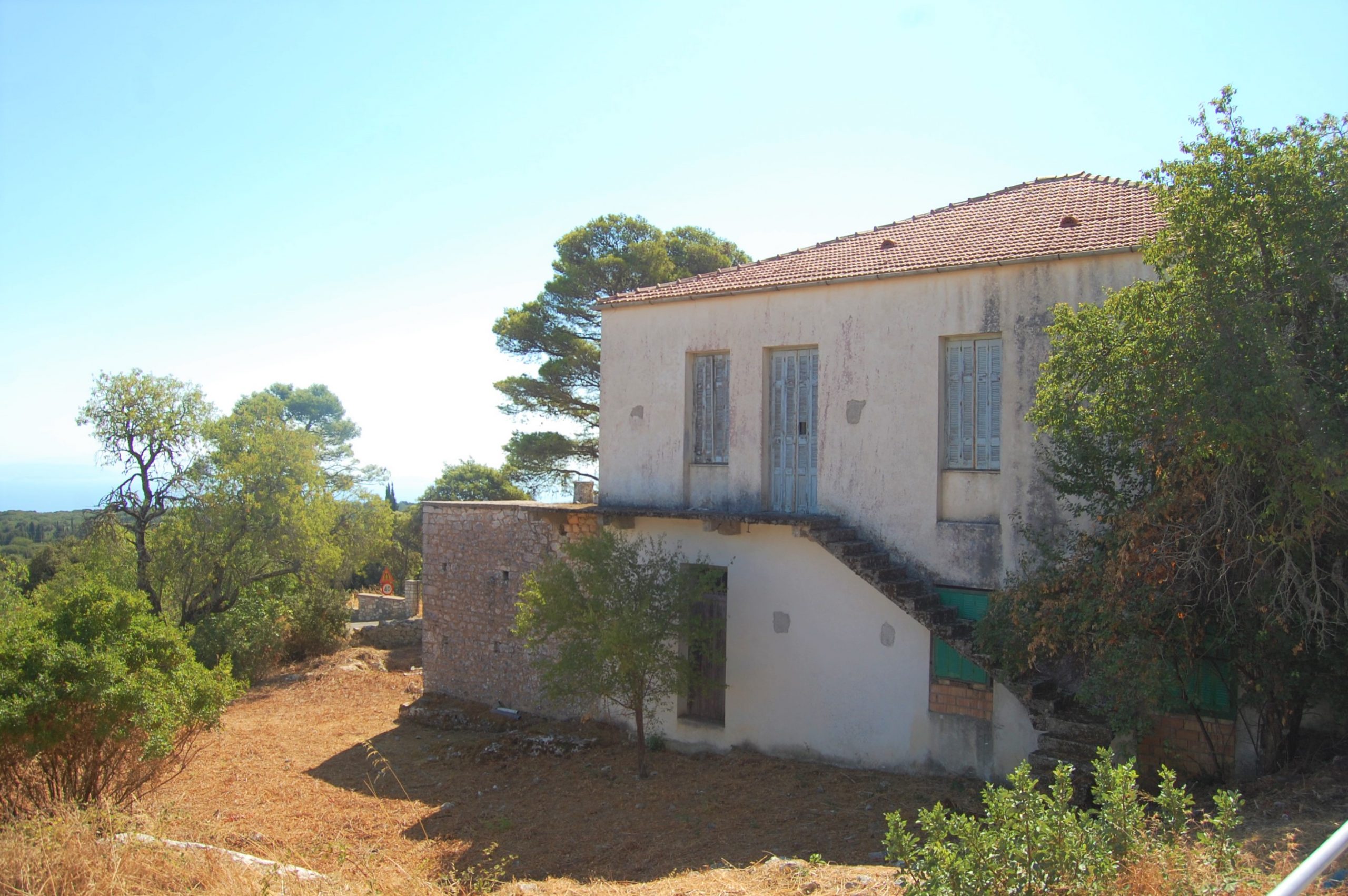 Exterior of house for sale Ithaca Greece, Anoghi
