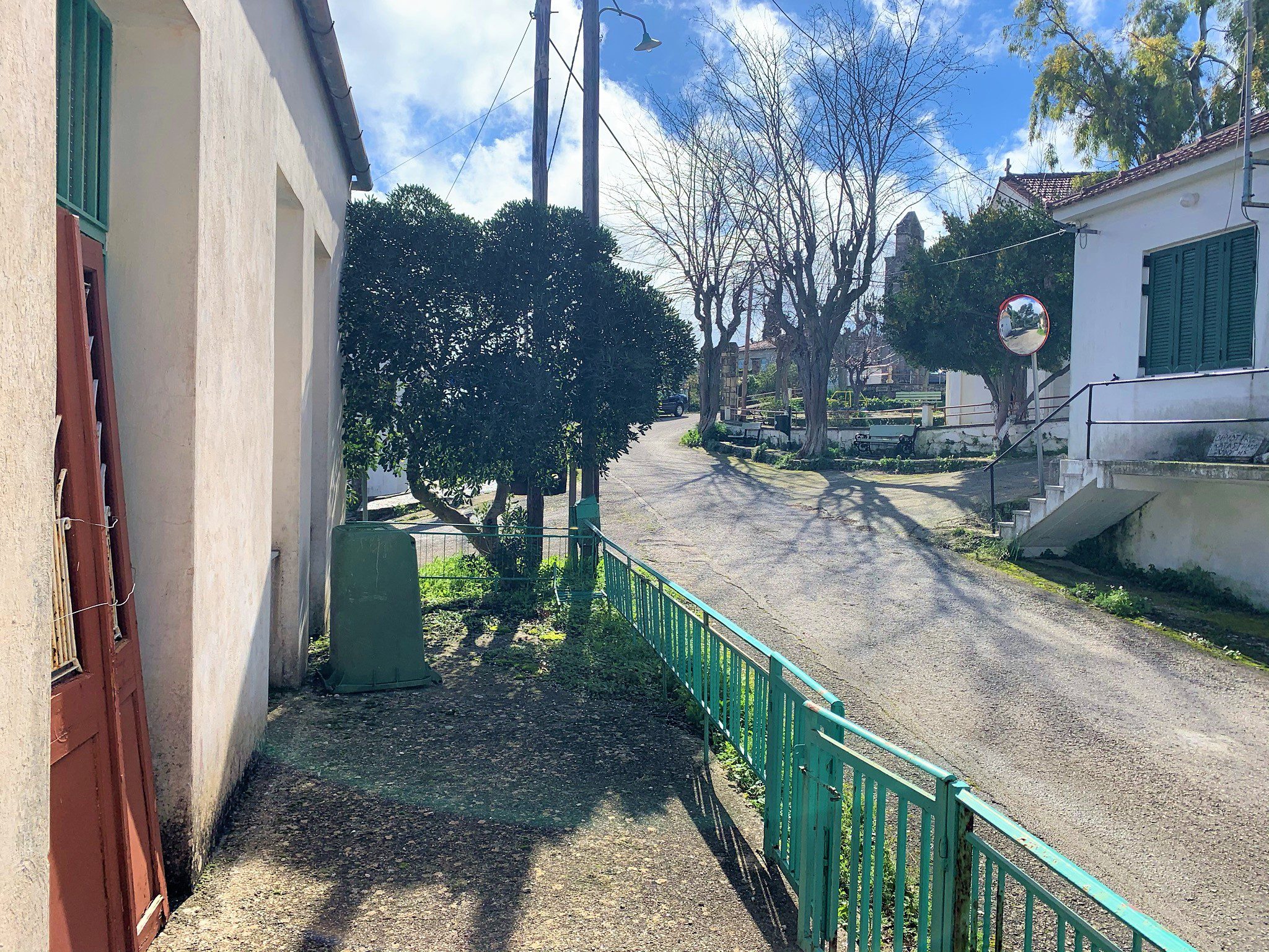 front terrace of house for sale in Ithaca Greece Anogi