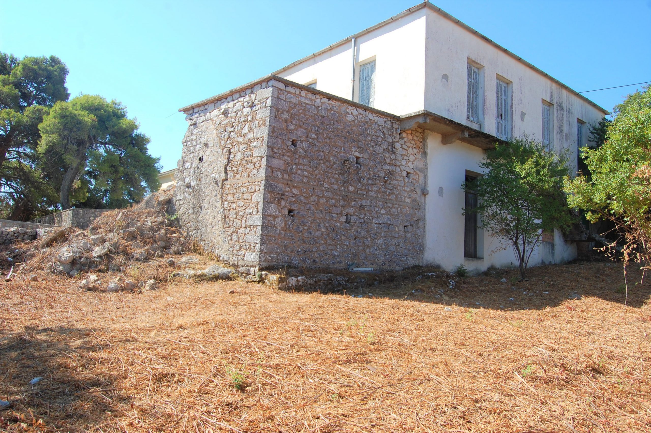 Exterior of house for sale Ithaca Greece, Anoghi